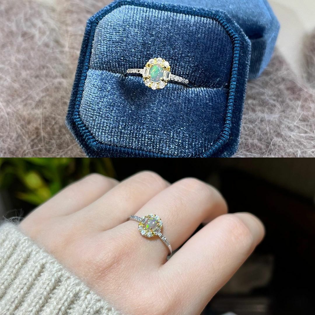 澳寶純銀戒指 款式二（產品編號：R90002）