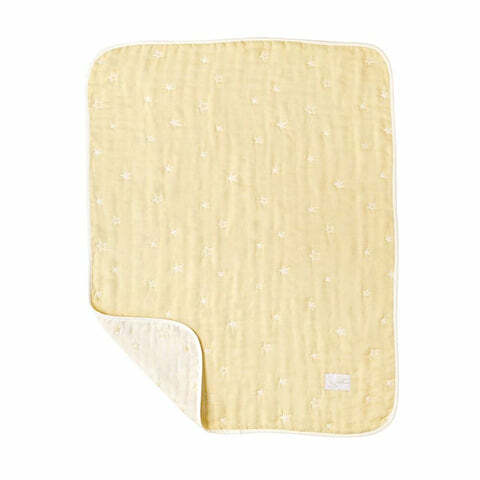 日本製10Mois Ecru有機棉六重紗被-S