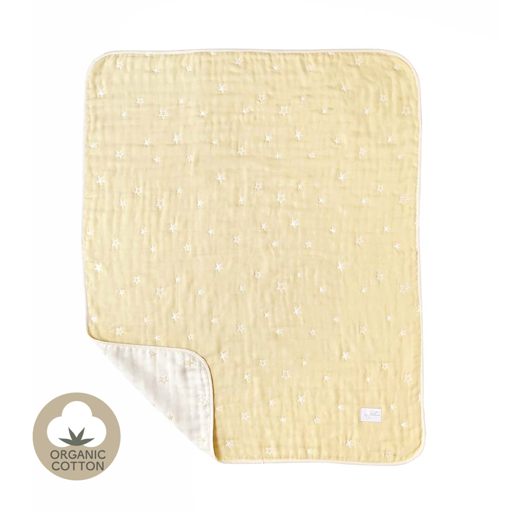 日本製10Mois Ecru有機棉六重紗被-M