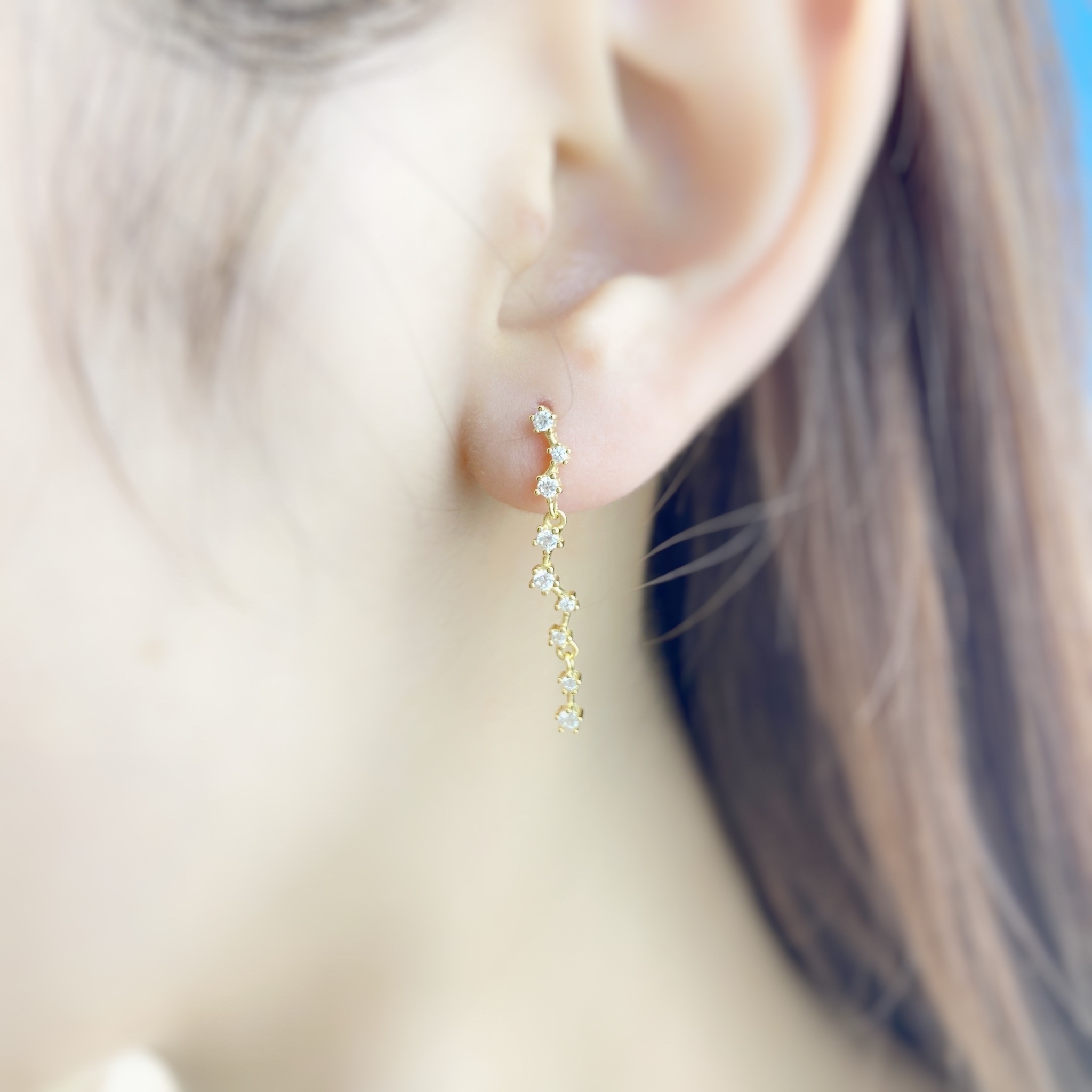 | 925 Silver・14k Gold | Meteor Earrings | EA0002 |