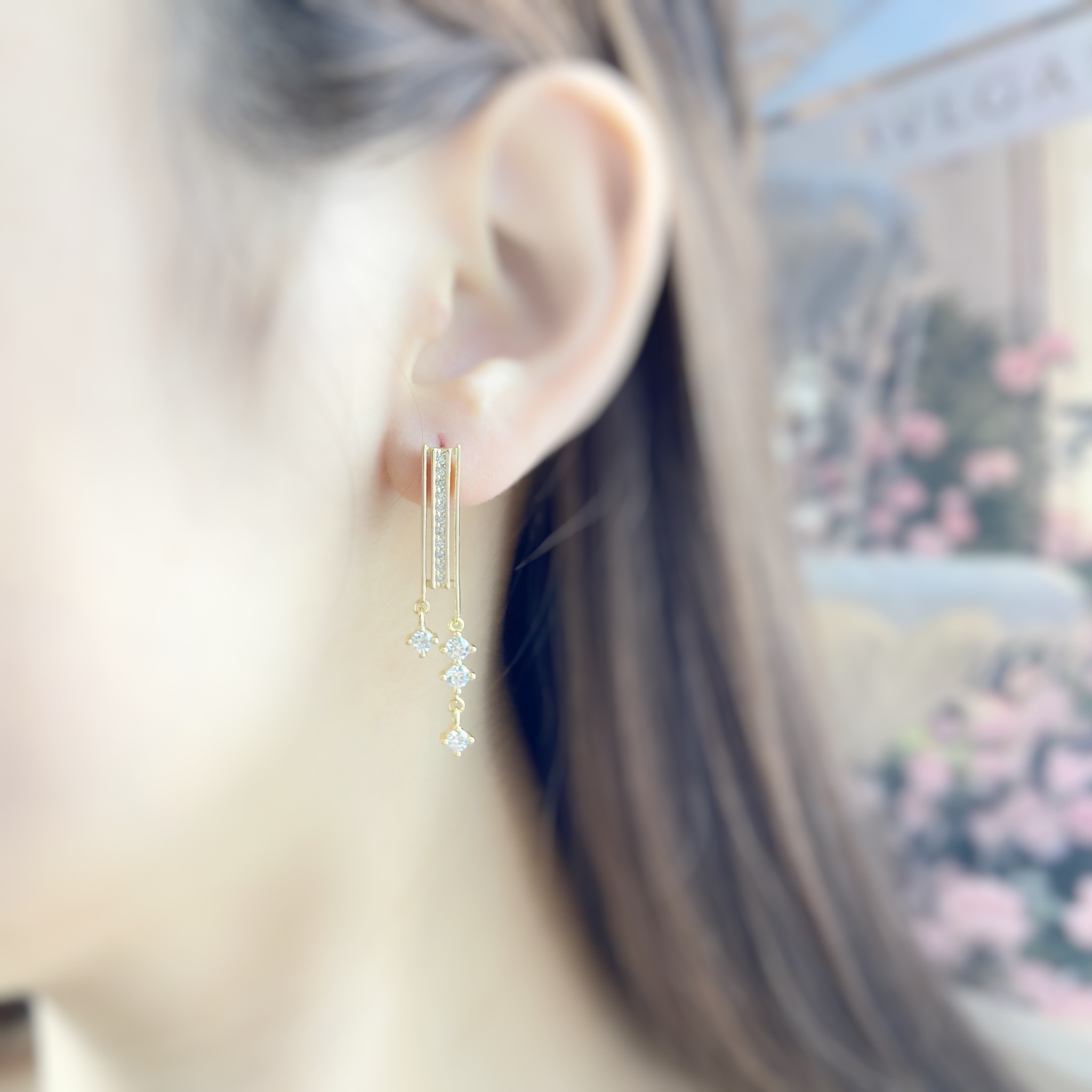 | 925銀・14k金丨 舞簾耳環 | EA0203 |