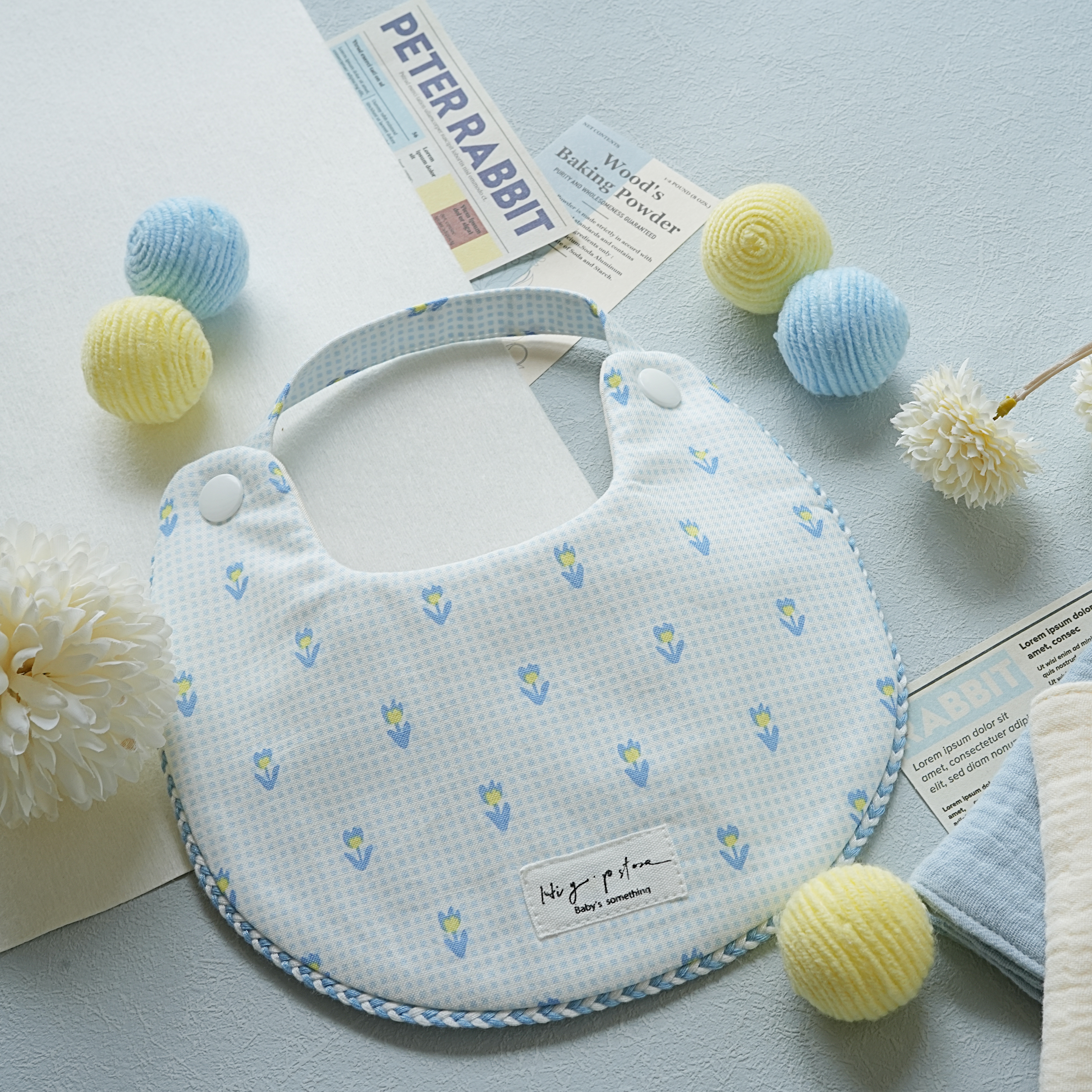 Hi Y.P store-手作圍兜-荷蘭花語