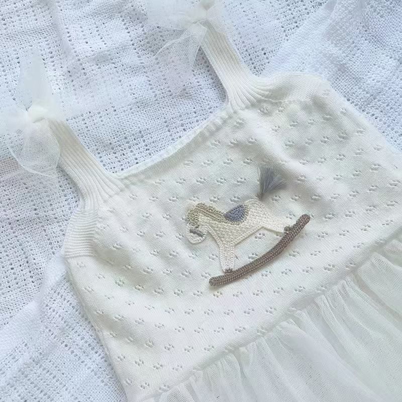 🌸日單 𝐂𝐨𝐭𝐭𝐨𝐥𝐢 小木馬高質薄針織吊帶套裝