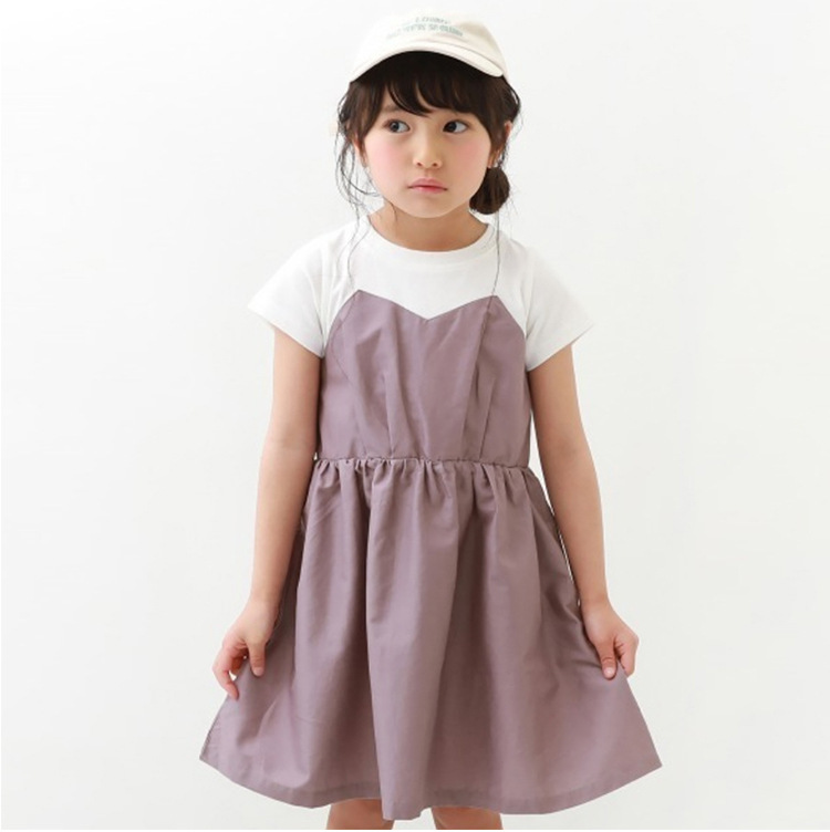 拼接假兩件式洋裝 110-160cm 7款