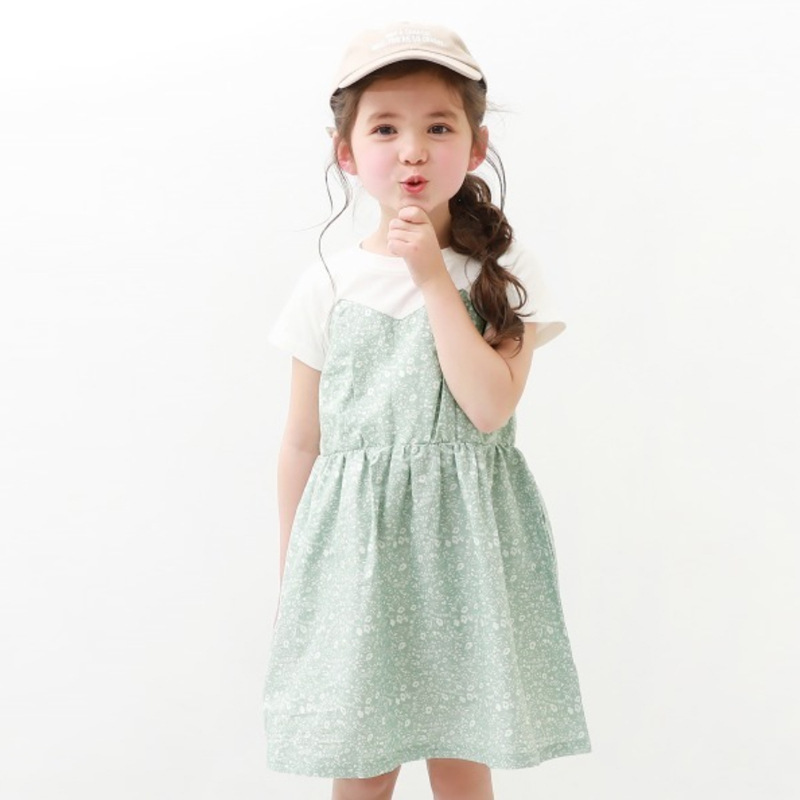 拼接假兩件式洋裝 110-160cm 7款