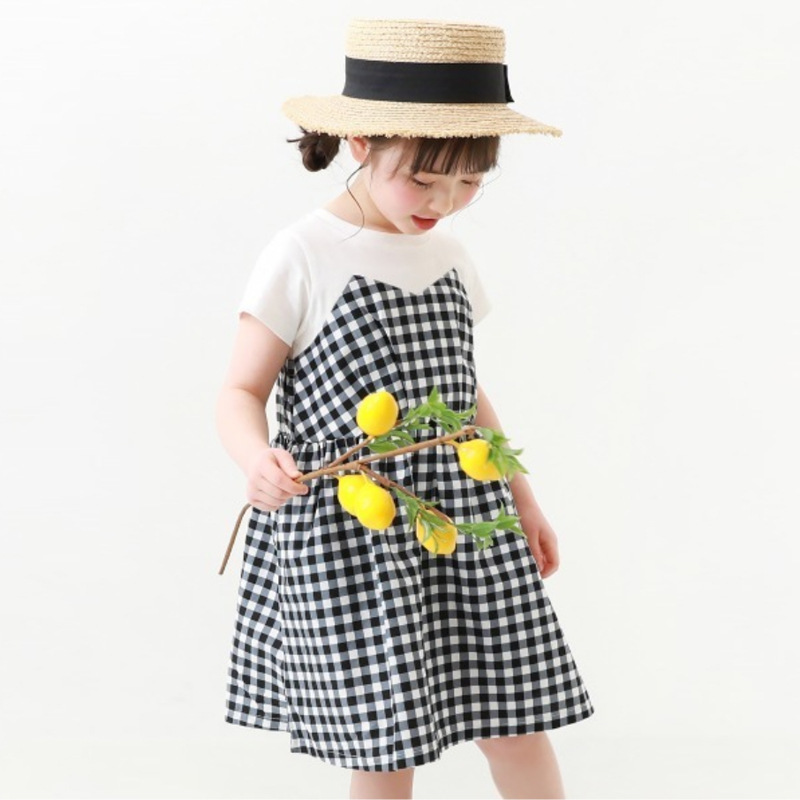 拼接假兩件式洋裝 110-160cm 7款