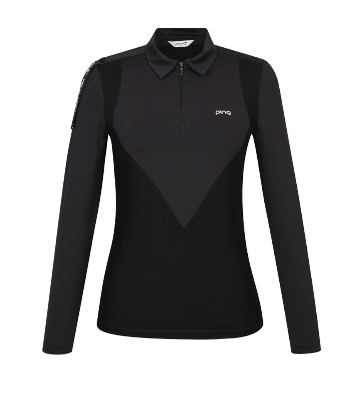 女【現貨】4折起/ 韓版PING 正品同步/夏季網眼貼領透氣T 卹/網美推薦高爾夫球衣/#MW112370