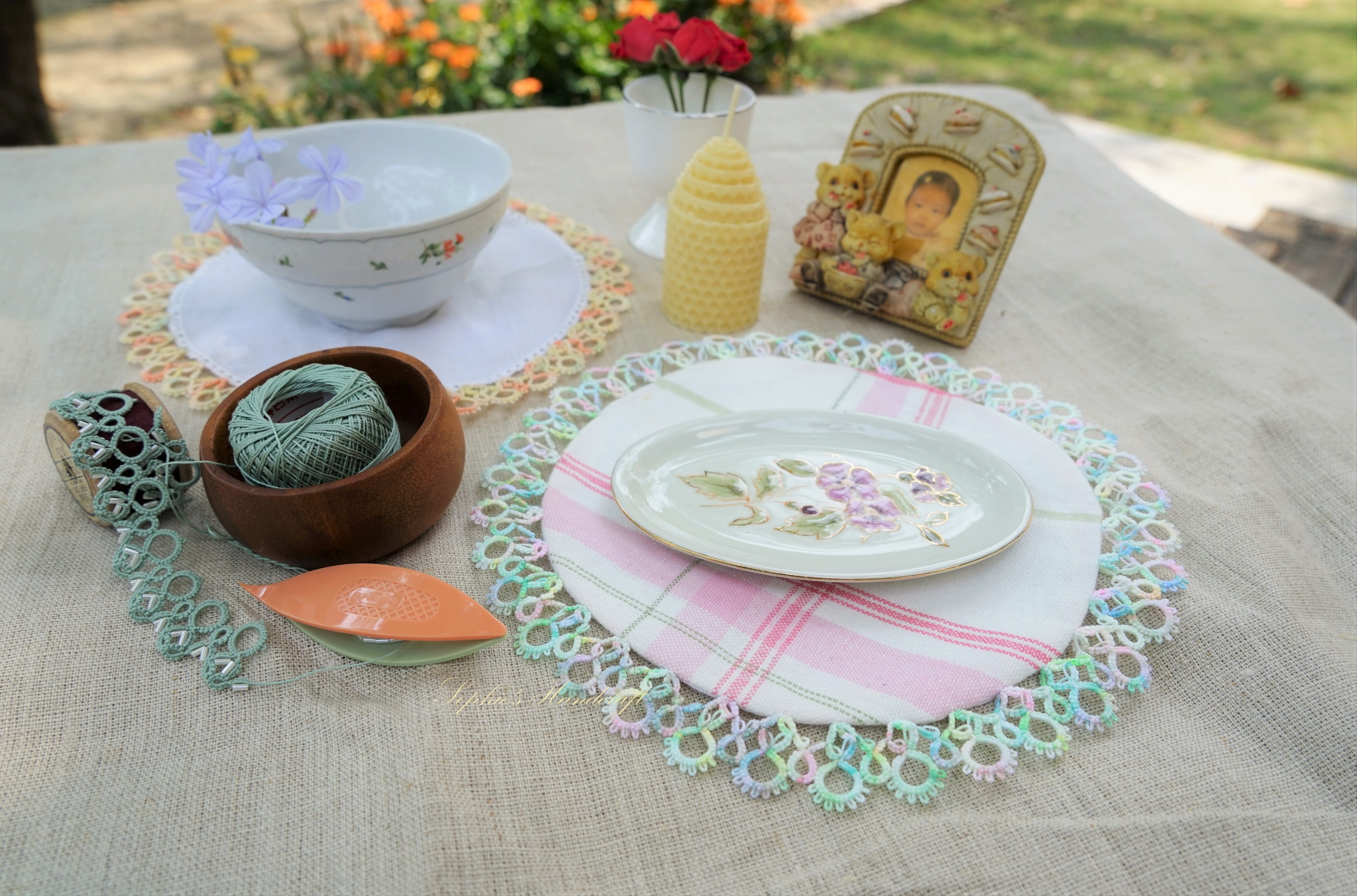 微醺梭編蕾絲課 第一堂 Budapest Garden Doilies蕾絲墊子 (入門基礎課) 單堂報名頁面