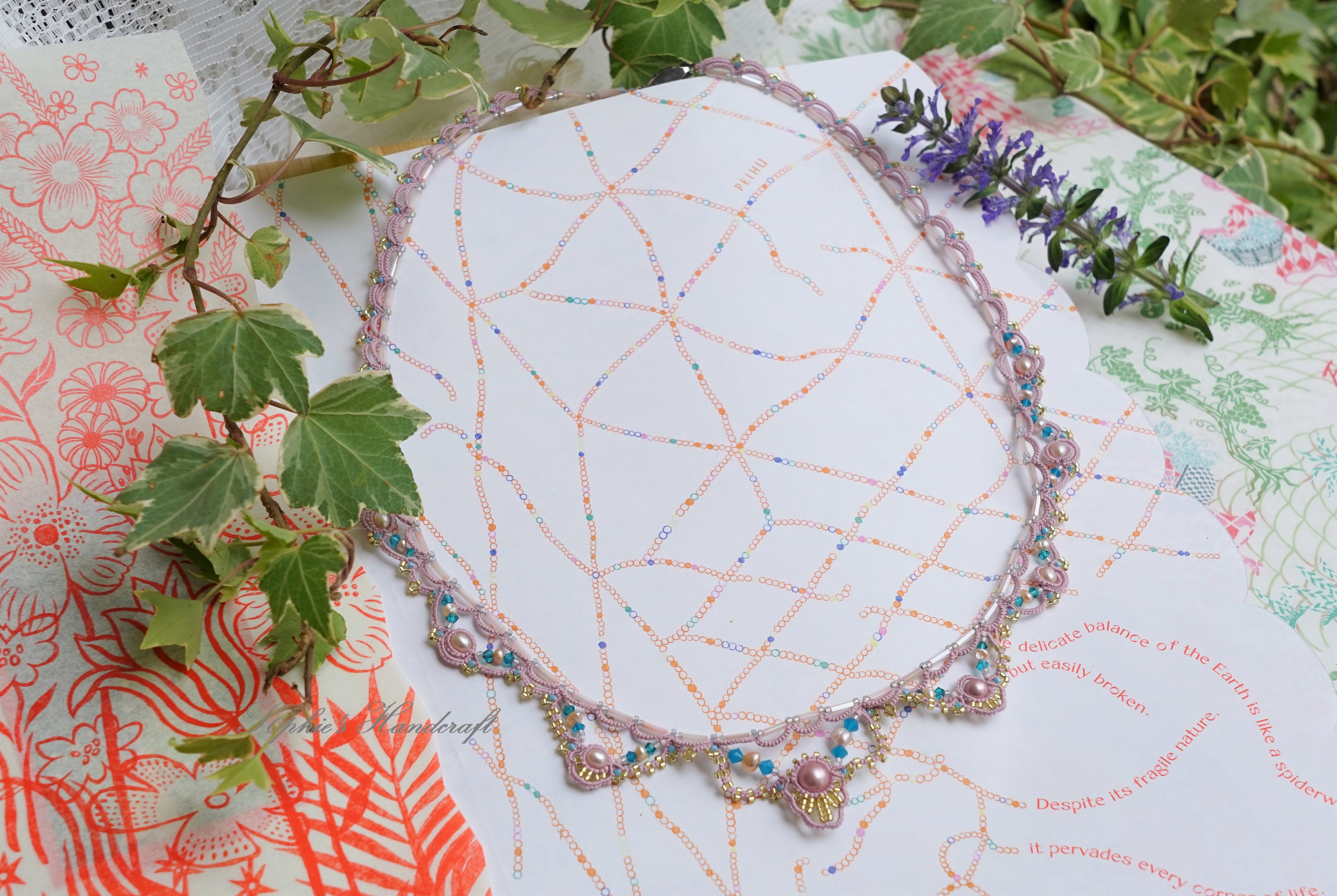 微醺梭編蕾絲課 第四堂 Sisi Queen Necklace(進階課)單堂報名頁面