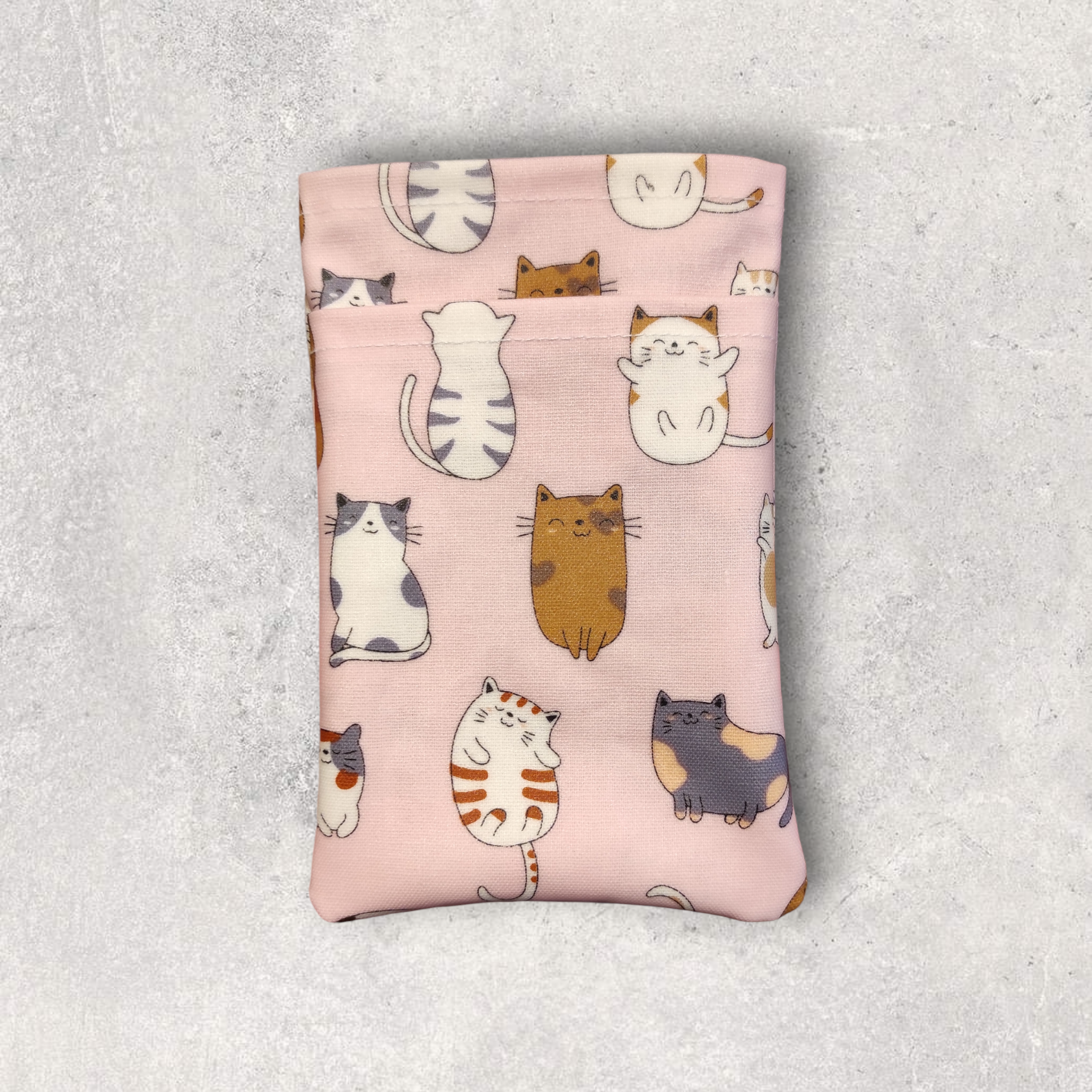 [現貨] 台灣手工防水布筆袋 - 微笑猫猫