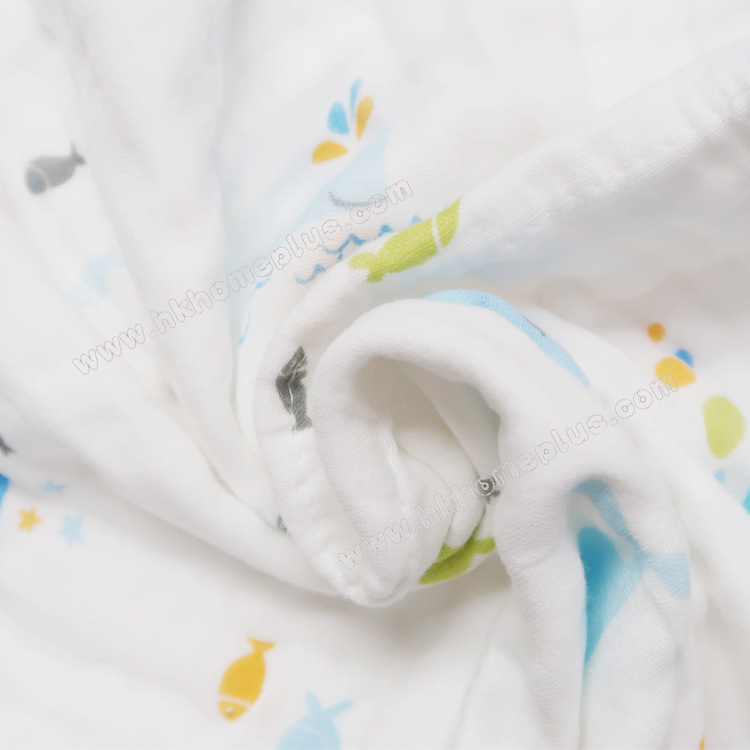 6條裝 六層紗布泡泡面巾 4130212