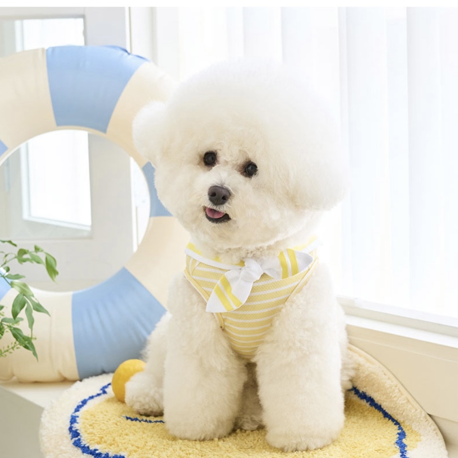 水手涼感cool無袖背心-Yellow黃-It’s sunny outside 超涼爽涼感衣