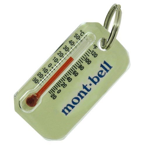 預購┃日本 mont-bell 溫度計 夜光 螢光 鑰匙圈 吊飾 🌡️