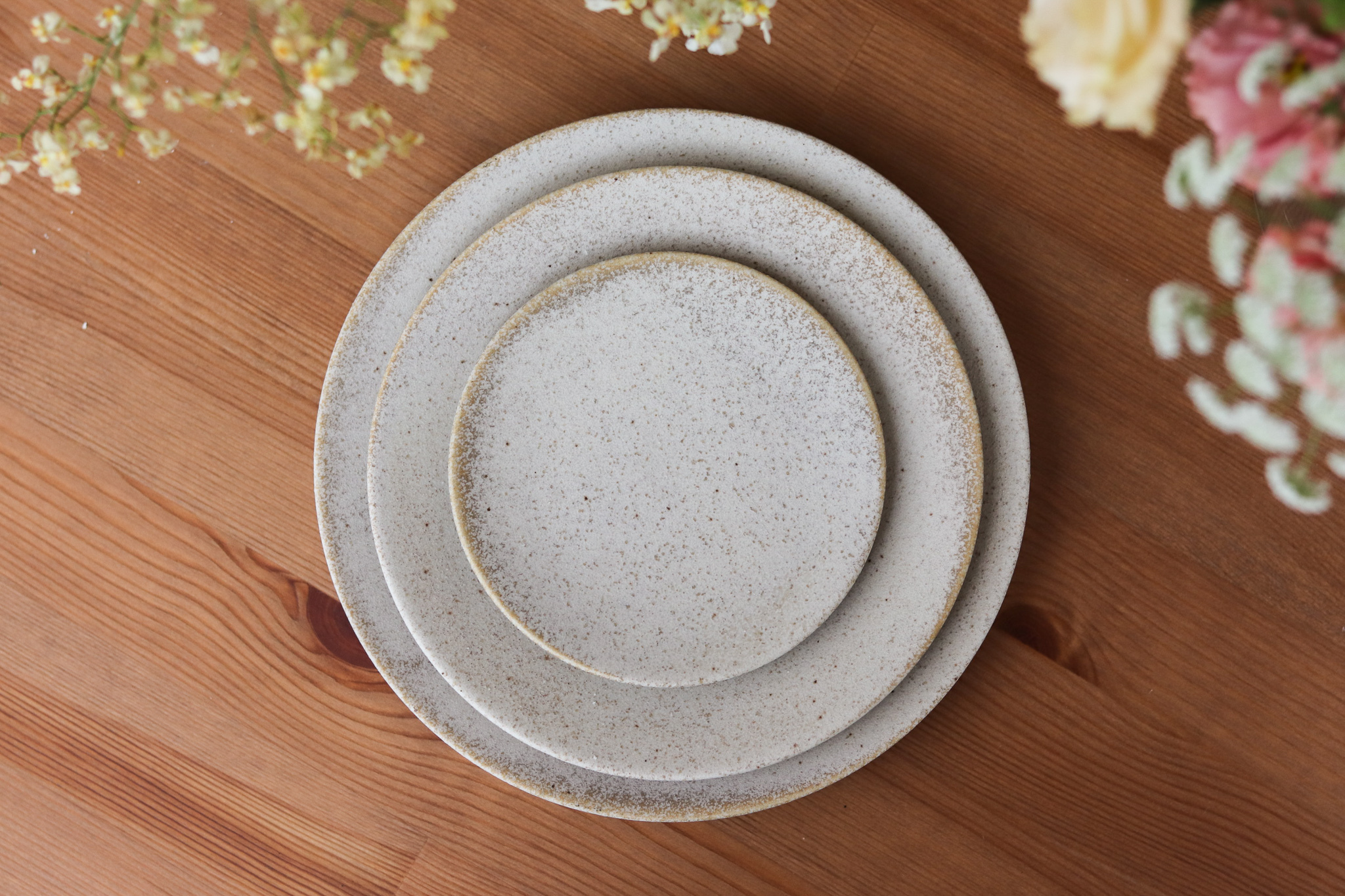 日本 美濃燒 燕麥米 平皿