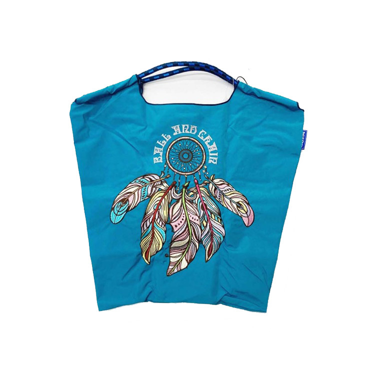 預購｜Ball & Chain 土耳其藍 補夢網刺繡環保袋 M