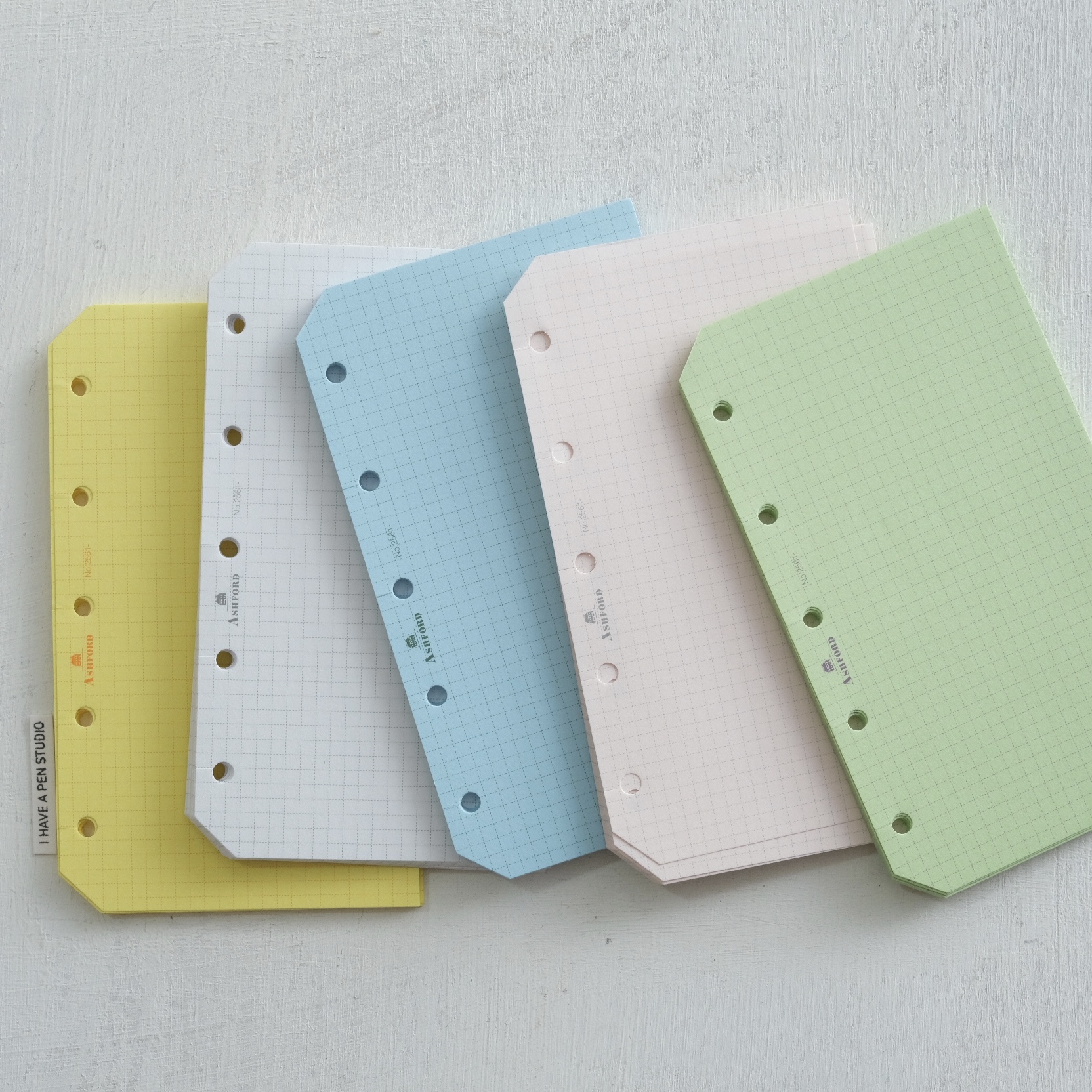 MICRO5 彩色方格內頁｜ASHFORD 日本