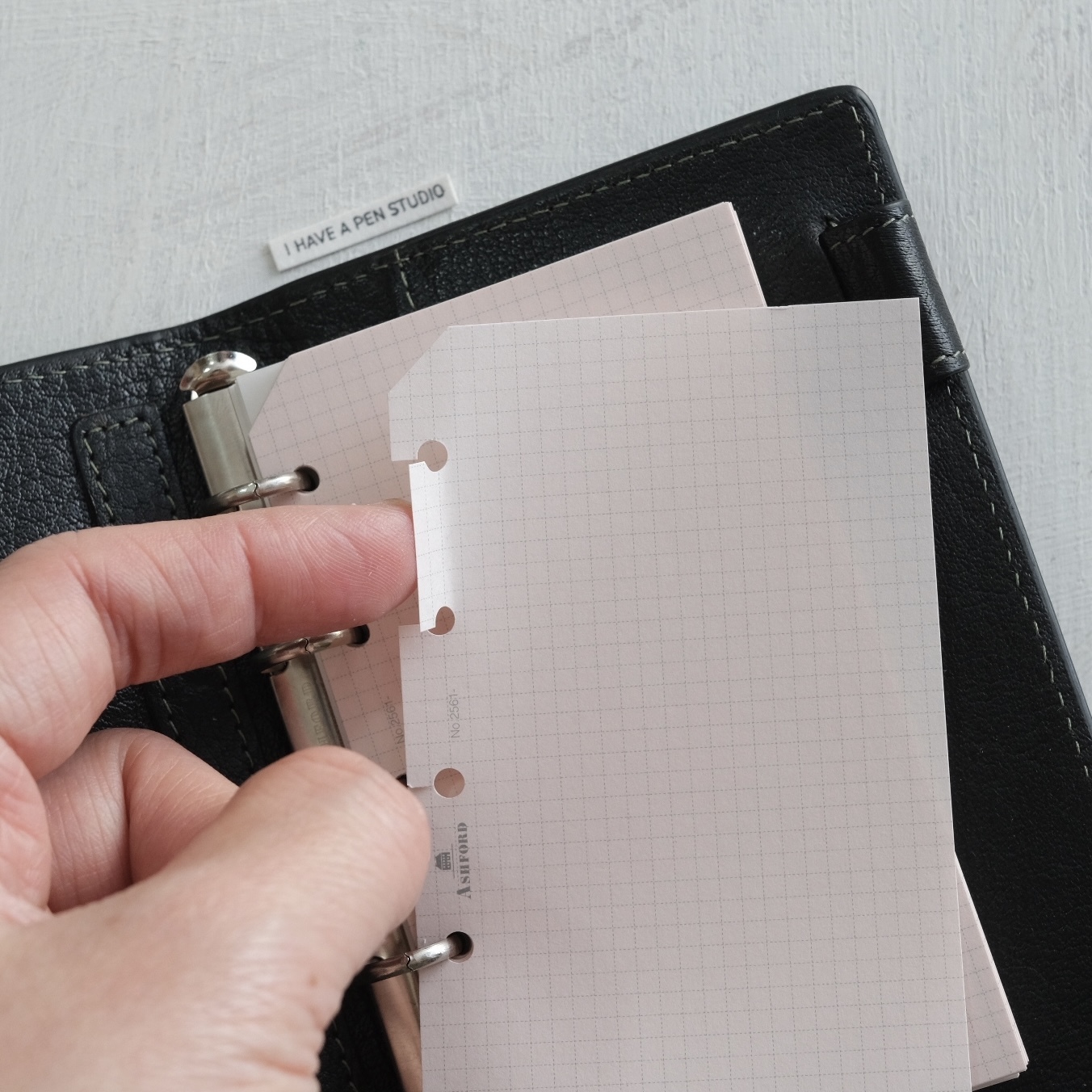 MICRO5 彩色橫線內頁｜ASHFORD 日本