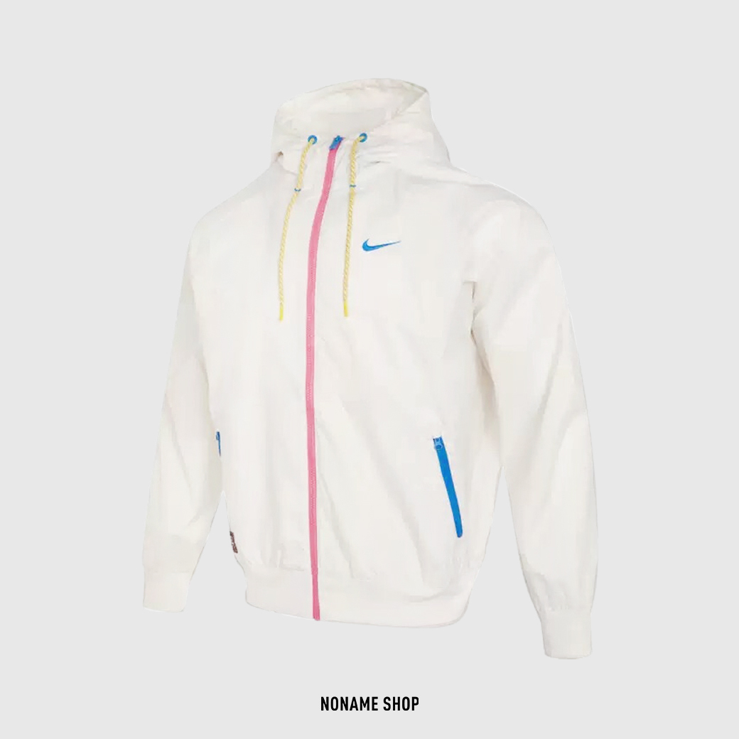 NIKE JUST DO IT 刺繡 連帽 防風 風衣 外套 (男款)