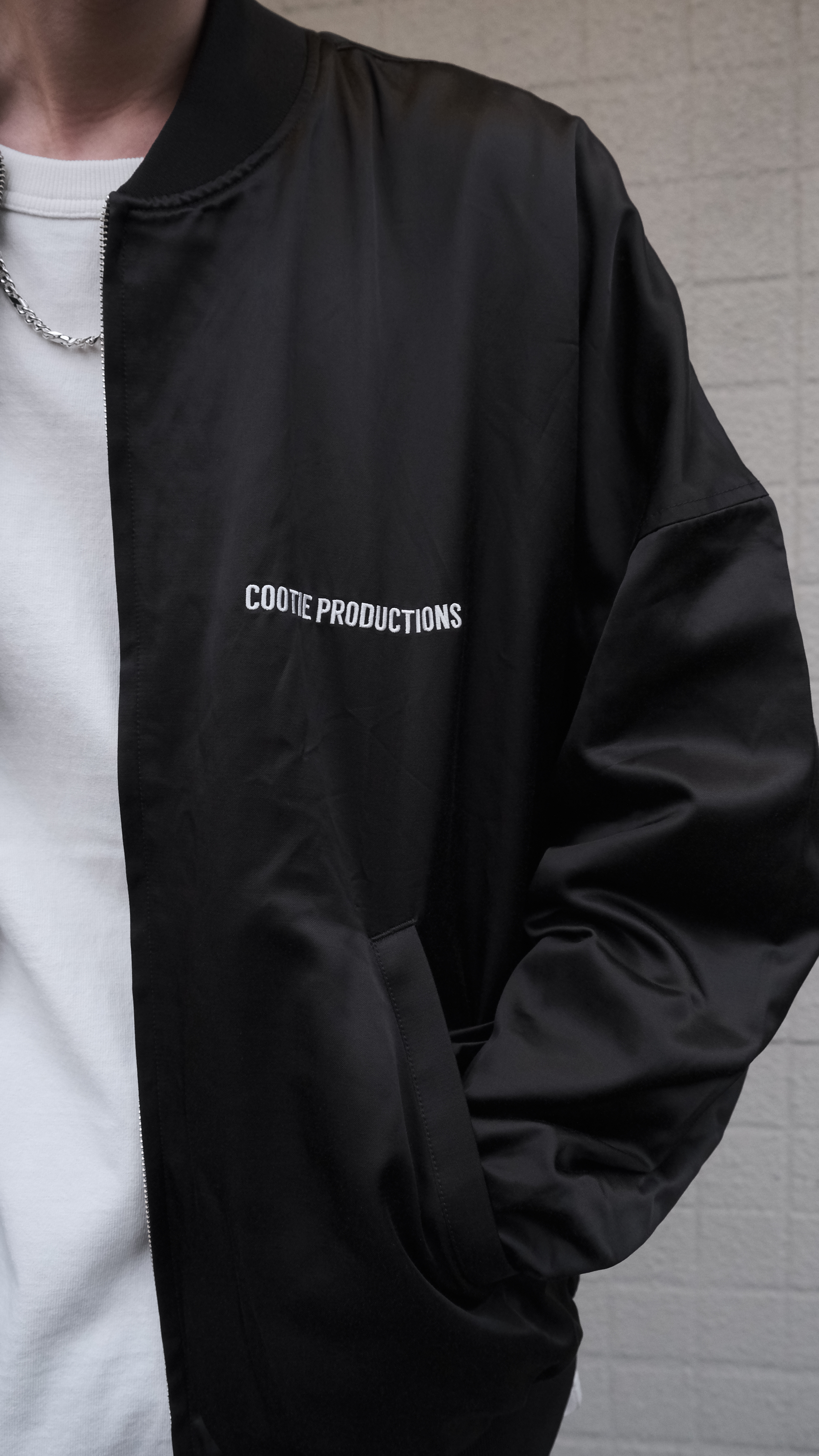 COOTIE PRODUCTIONS C/R Satin Blouson-