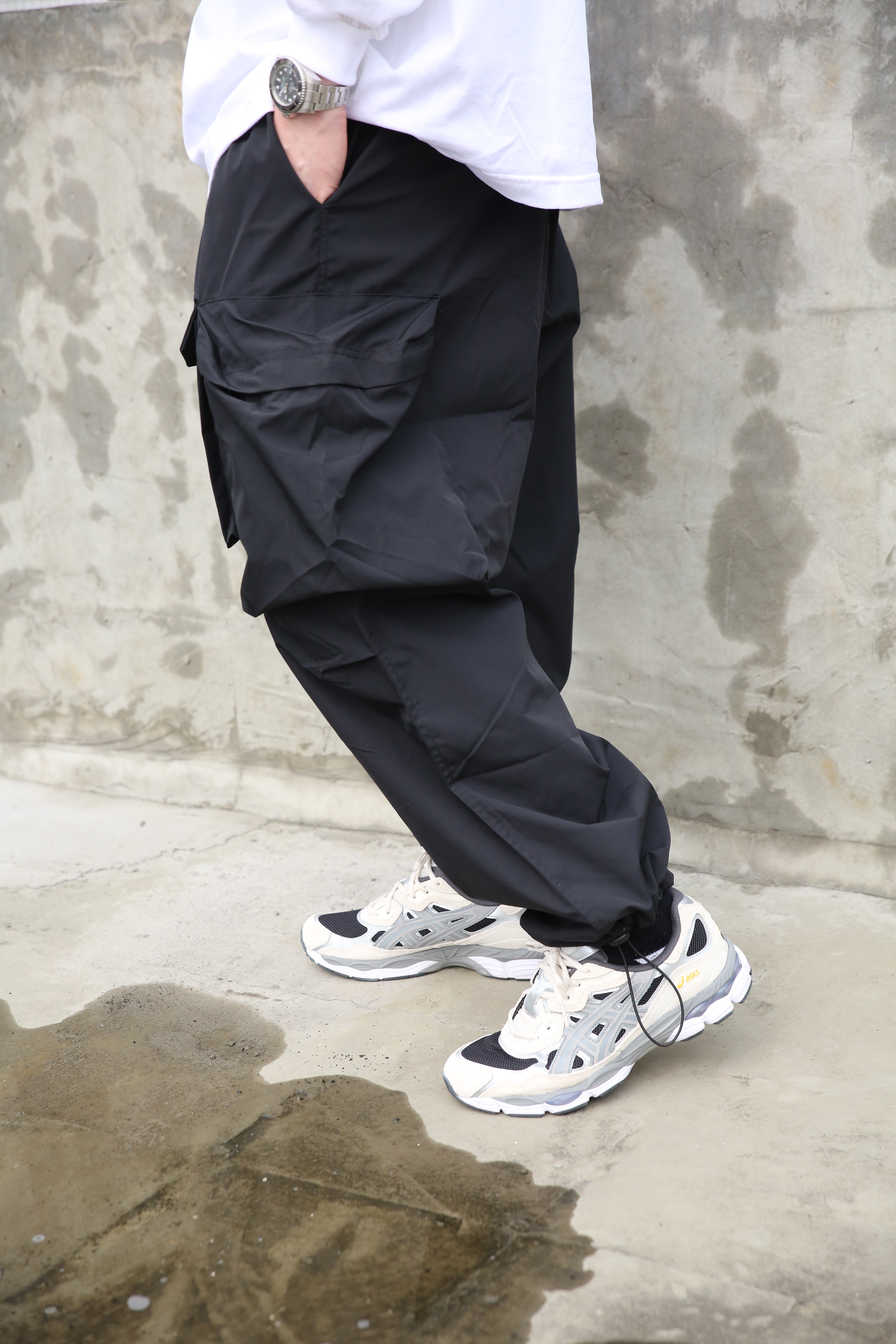 {現貨} 機能工裝大袋長褲(可束腳)（HB167）