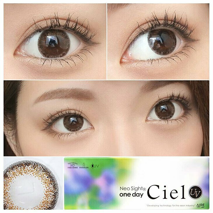 [預訂] Neo Sight 1day Ciel UV Ciel Brown 每日拋棄型有色彩妝隱形眼鏡｜每盒30片