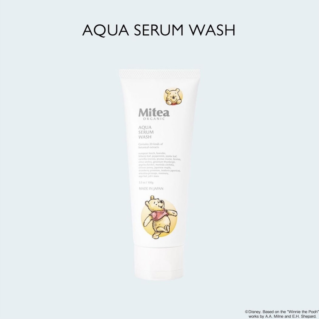 [限定] MITEA ORGANIC x Winnie The Pooh Aqua Serum Wash 100g