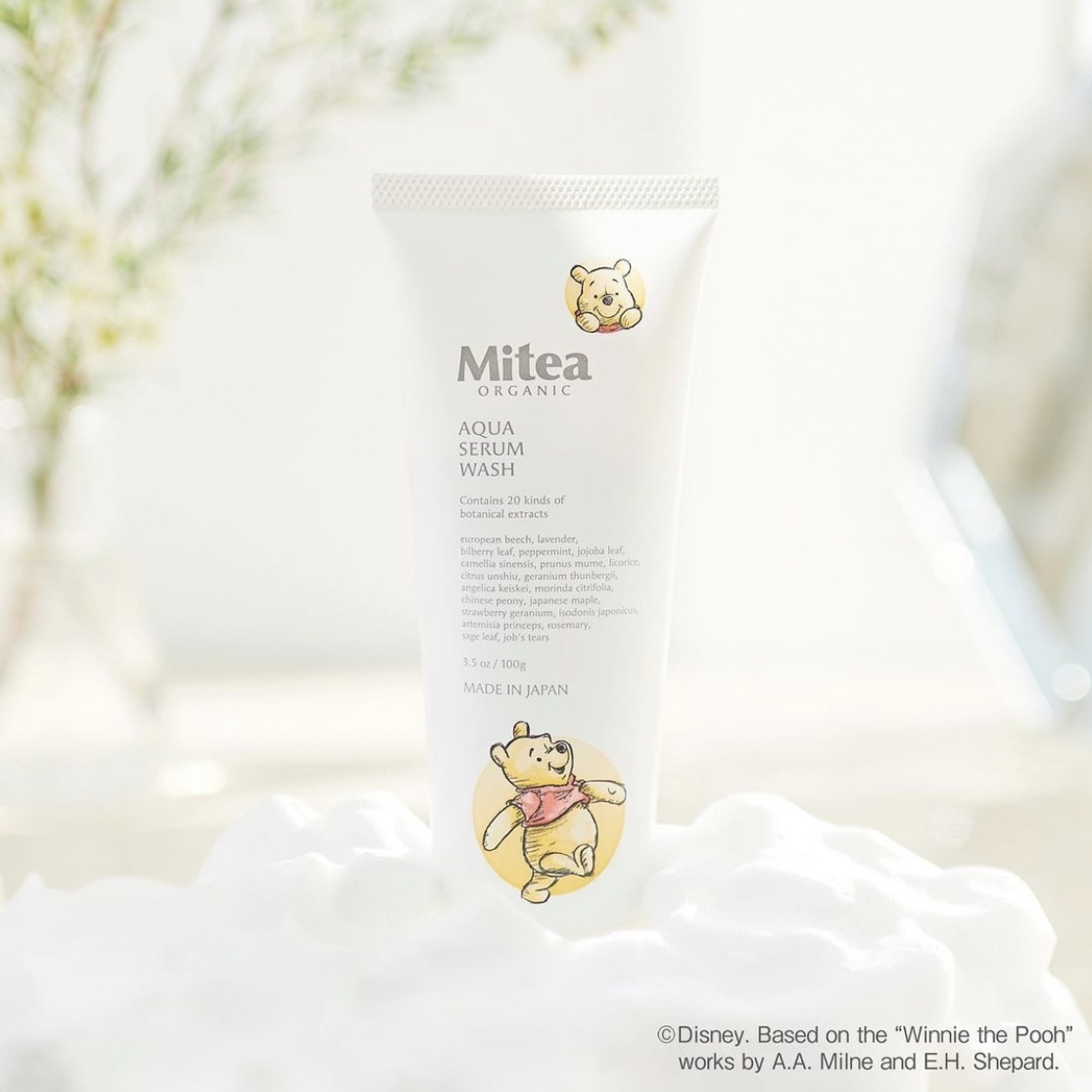 [限定] MITEA ORGANIC x Winnie The Pooh Aqua Serum Wash 100g