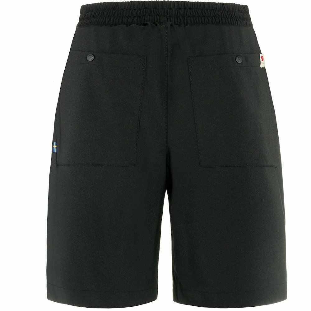 Fjallraven 瑞典北極狐 / 小狐狸 High Coast Shade Shorts W 女款 快乾彈性短褲 休閒健行短褲 F87097-550 黑 [HappyOutdoor]