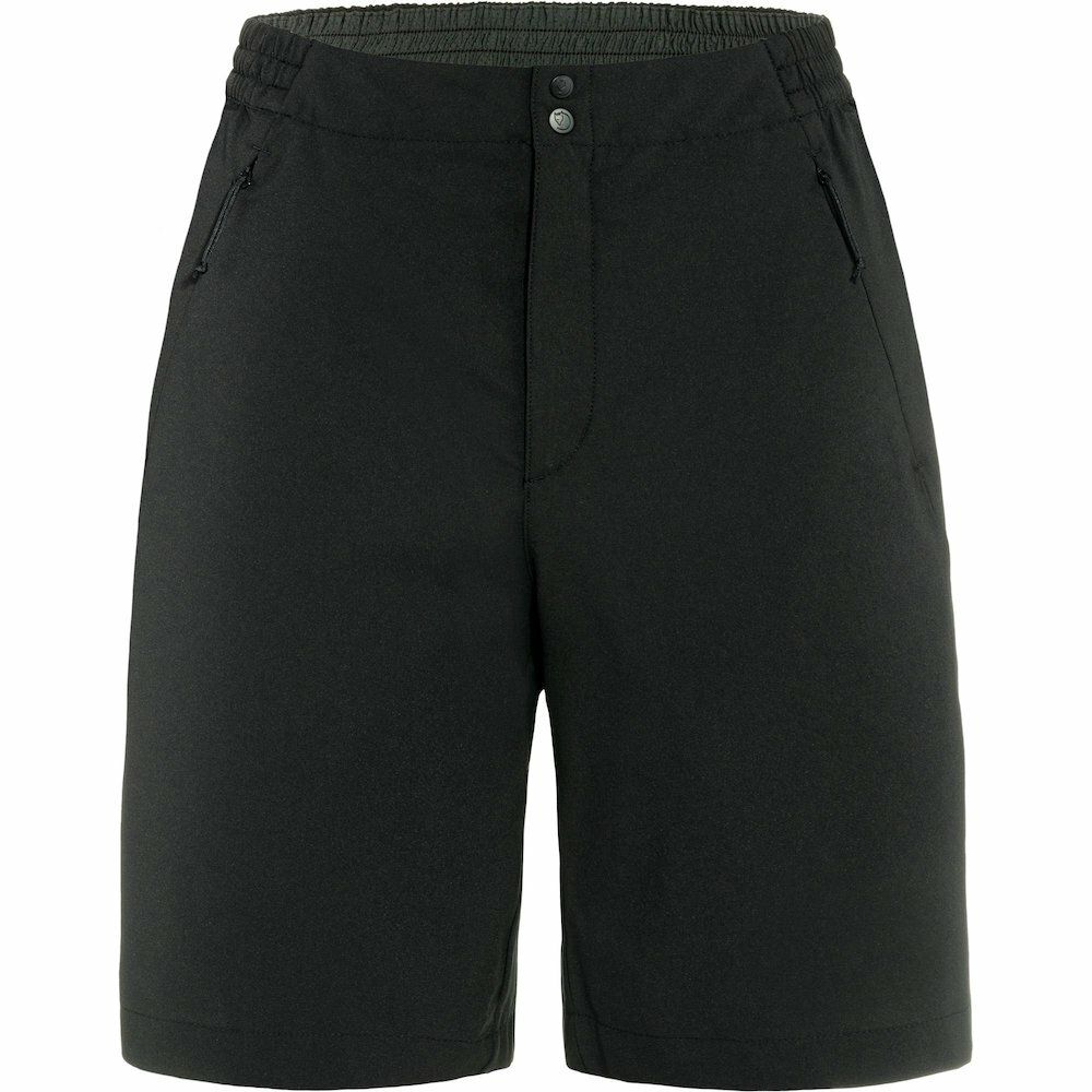 Fjallraven 瑞典北極狐 / 小狐狸 High Coast Shade Shorts W 女款 快乾彈性短褲 休閒健行短褲 F87097-550 黑 [HappyOutdoor]