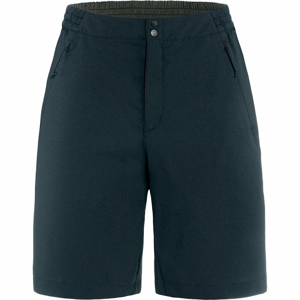 Fjallraven 瑞典北極狐 / 小狐狸 High Coast Shade Shorts W 女款 快乾彈性短褲 休閒健行短褲 F87097-555 暗深藍 [HappyOutdoor]