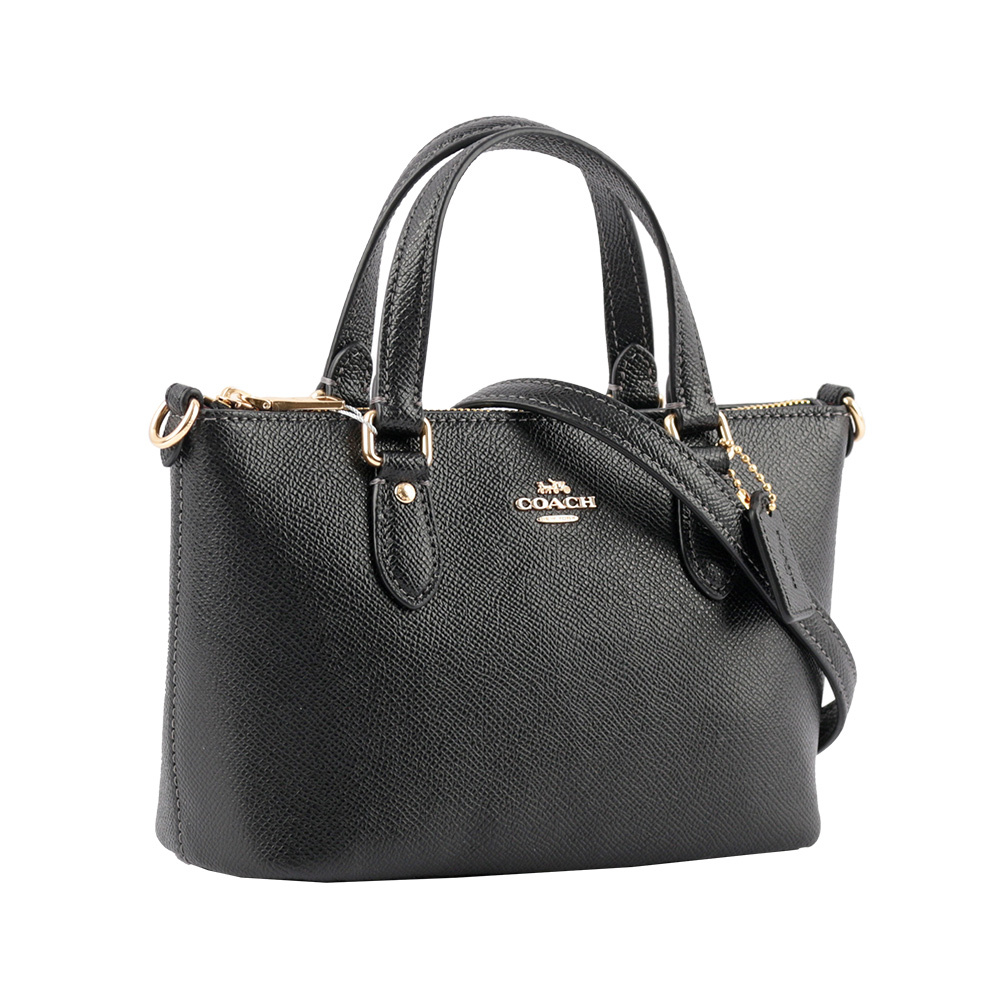 【COACH】Gallery 金字馬車防刮皮革迷你二用包