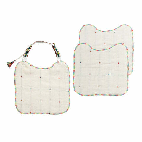 日本製 10Mois BOBO 六重紗多功能夾手帕組合