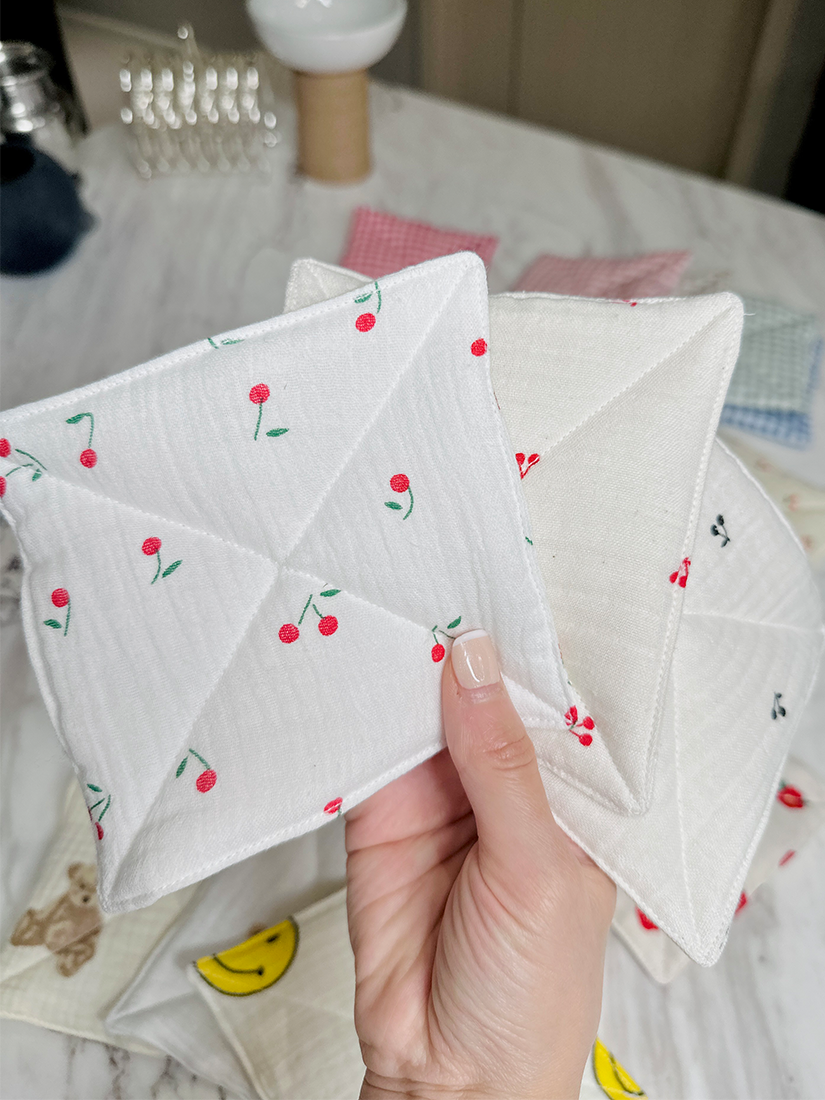 (金老佛爺廚房)空白櫻桃系列杯墊 [ 3色 ]