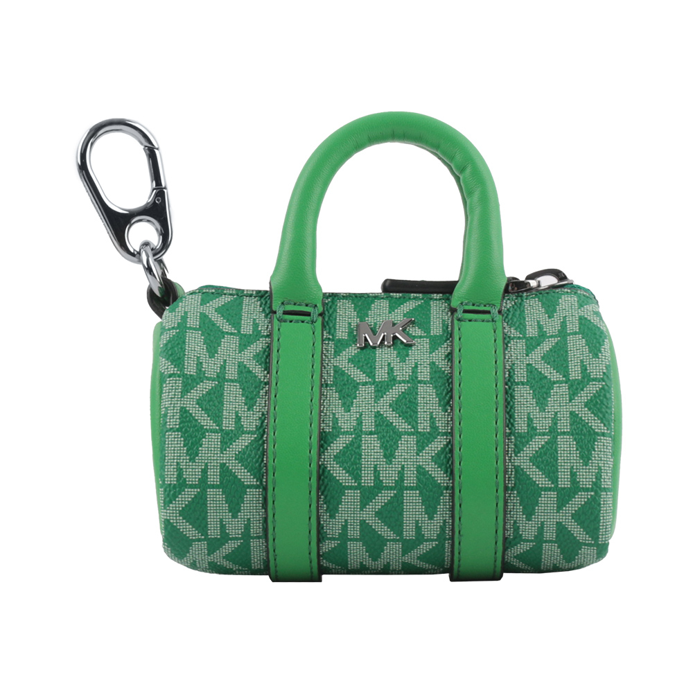 【MICHAEL KORS】塗層帆布波士頓包造型吊飾/鑰匙圈