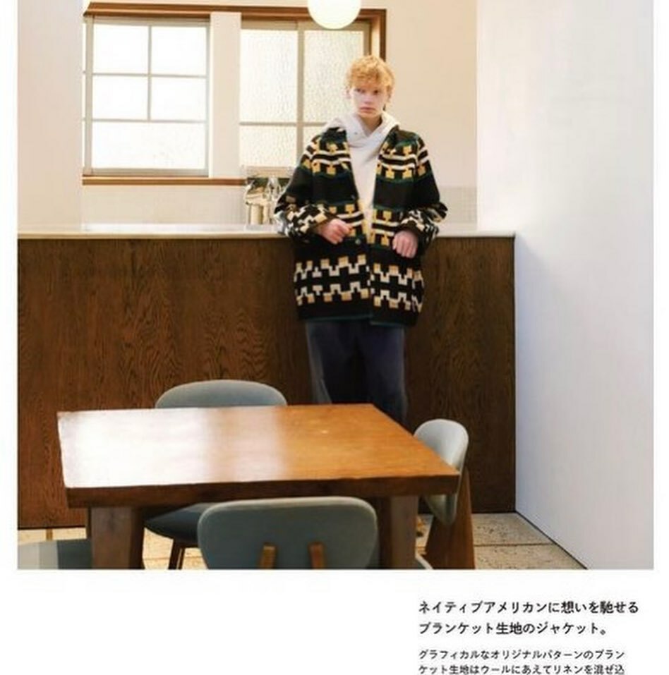 VISVIM HOPILAND COAT NATIVE BLANKET - BLACK PRE ORDER ITEM (預訂中)