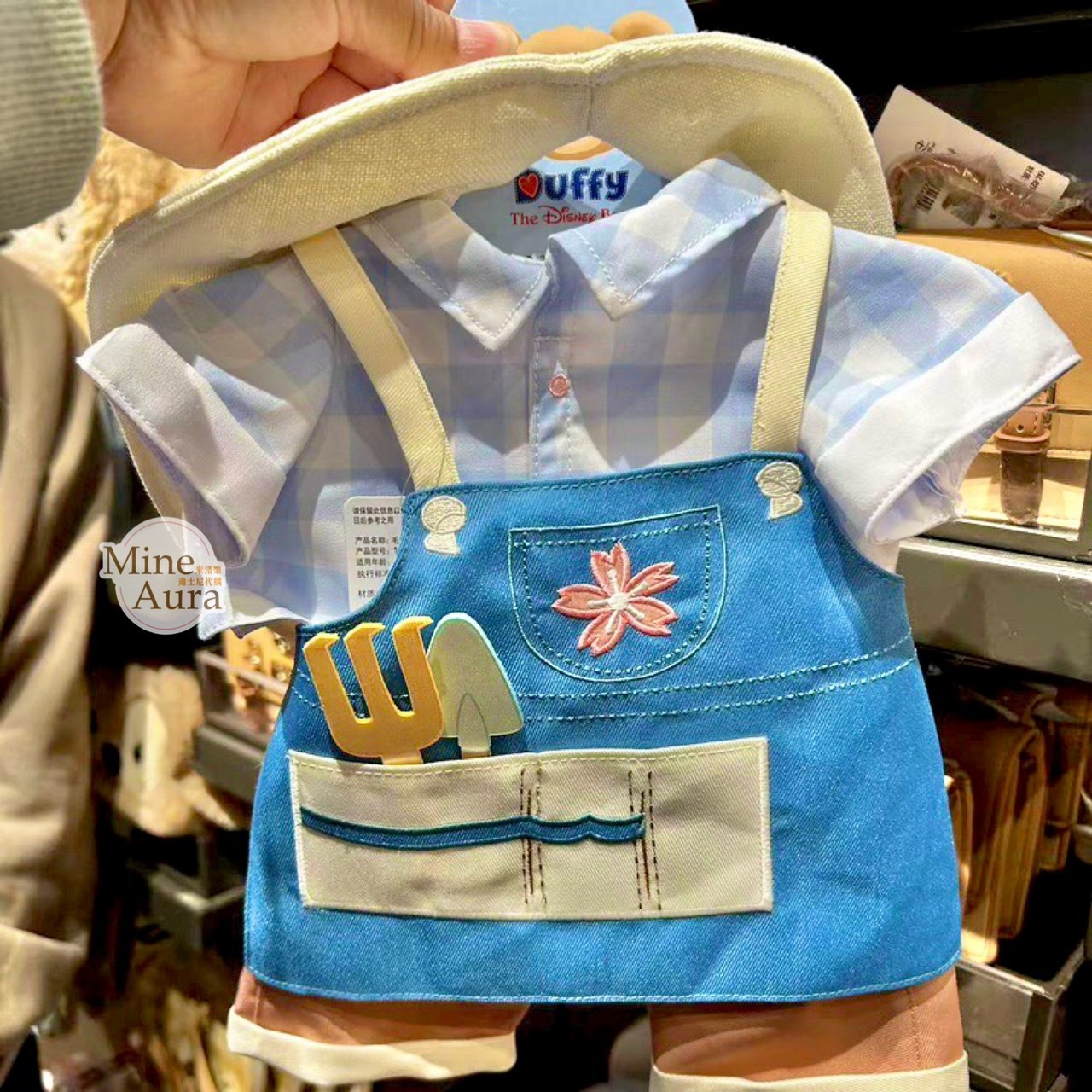 達菲 Duffy 田園 圍裙 造型服裝 套裝 (無娃娃) -上海迪士尼樂園