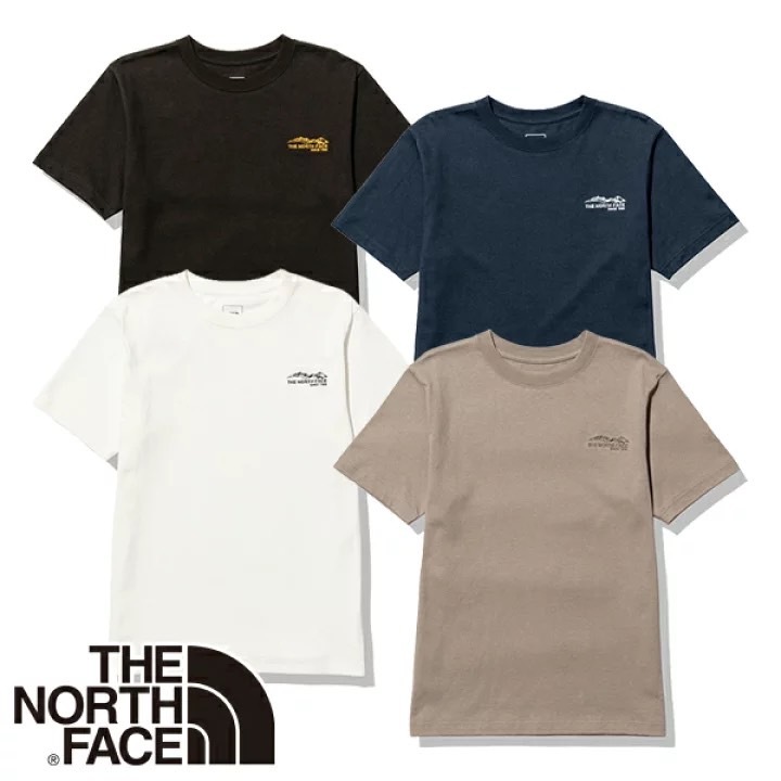 現貨┃日本限定 THE NORTH FACE One Point Graphic Tee 厚磅 國立公園 山脈 刺繡 短T