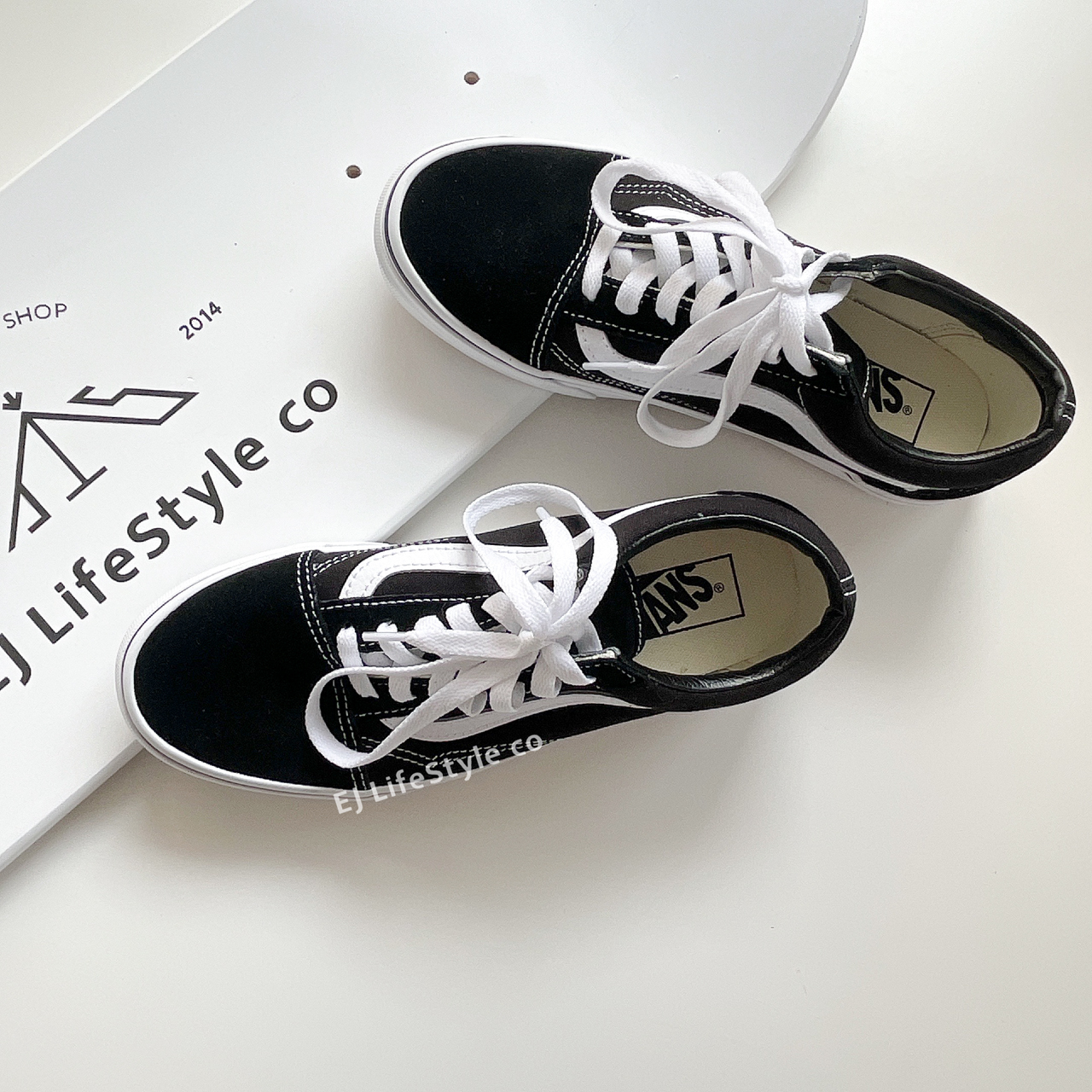 VANS OLD SKOOL 黑白 麂皮 經典款 VN000D3HY28 / 調貨