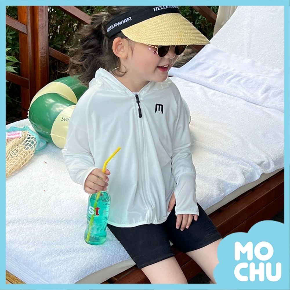 小白兔薄款連帽防曬外套