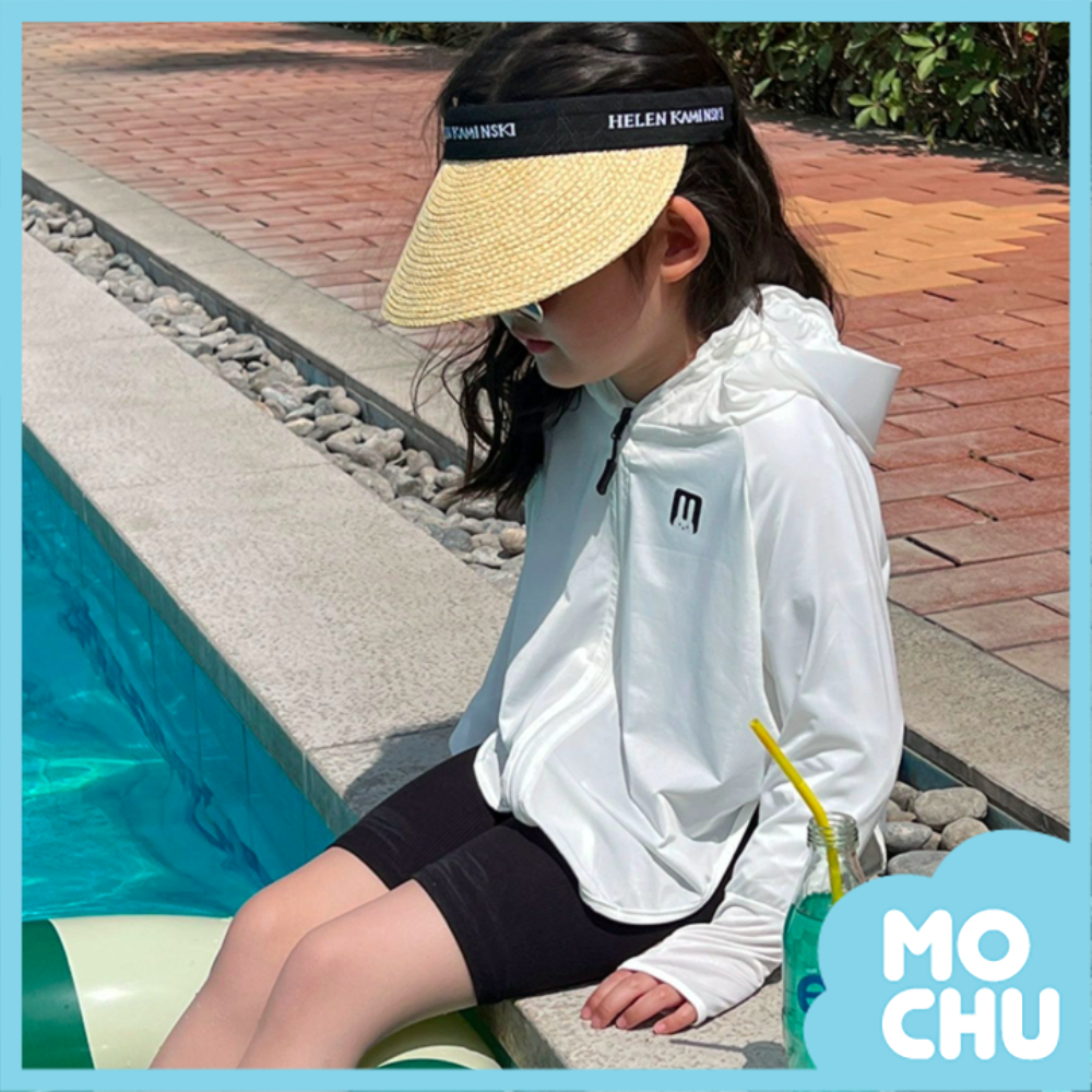 小白兔薄款連帽防曬外套