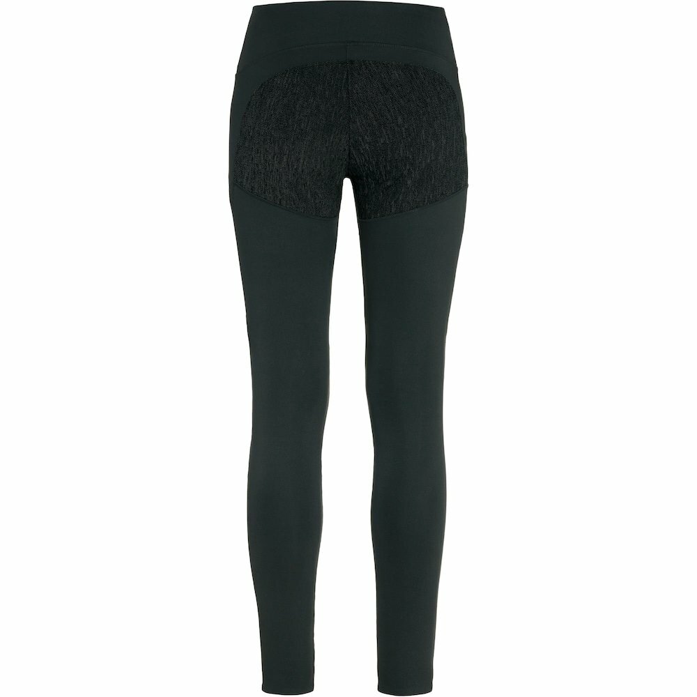 Fjallraven 瑞典北極狐 小狐狸 Abisko Trekking Tights HD W 女款 登山健行緊身褲 彈性耐磨緊身褲 F87143-550 黑 [HappyOutdoor]