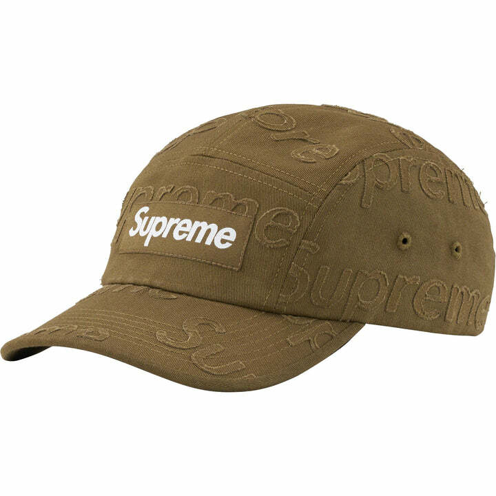 半額 SUPREME シュプリーム 23SS Lasered Twill Camp Cap キャンプ