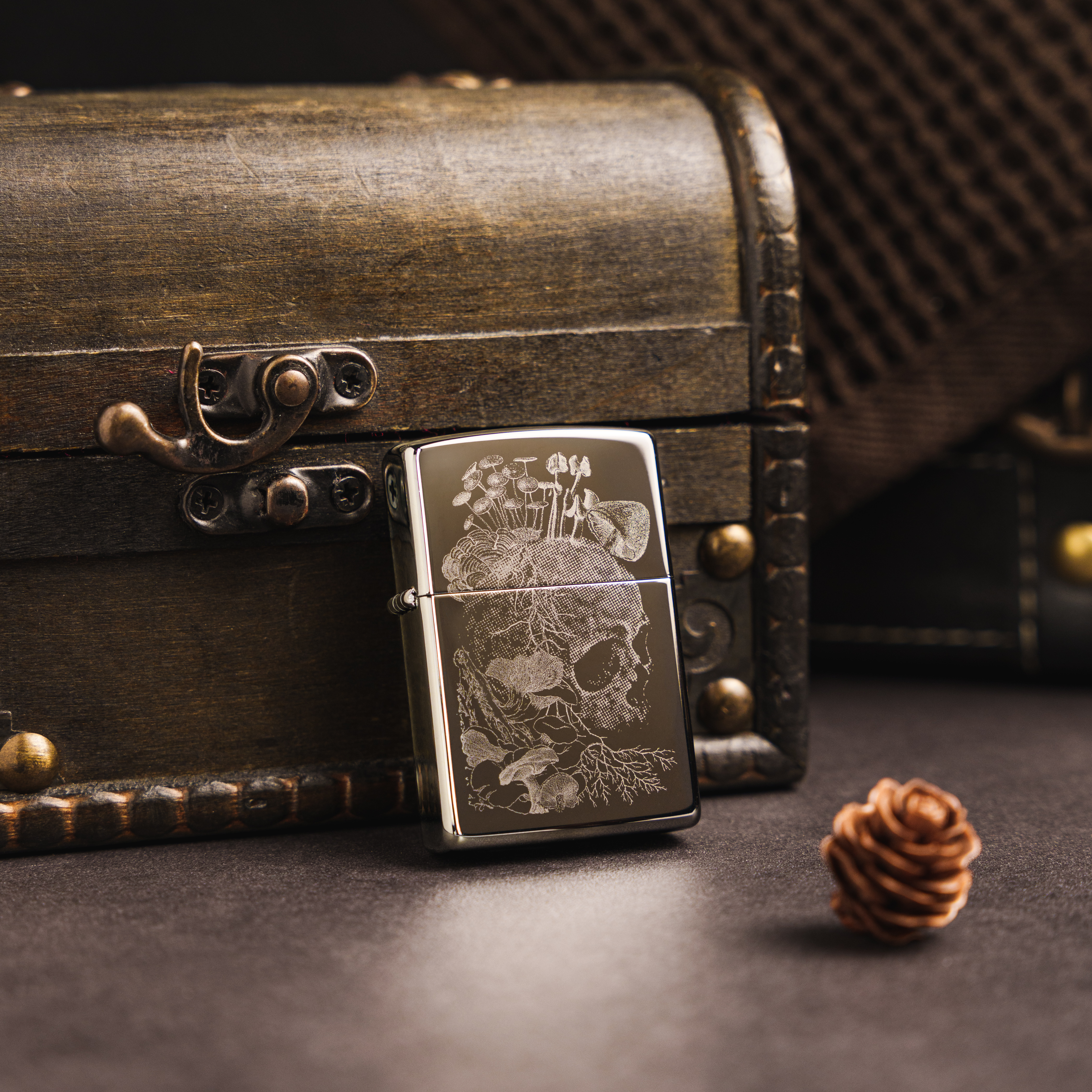 Zippo Lighter 骷髏蘑菇48590|專賣日版，韓版，美版火機|張梁記-香港