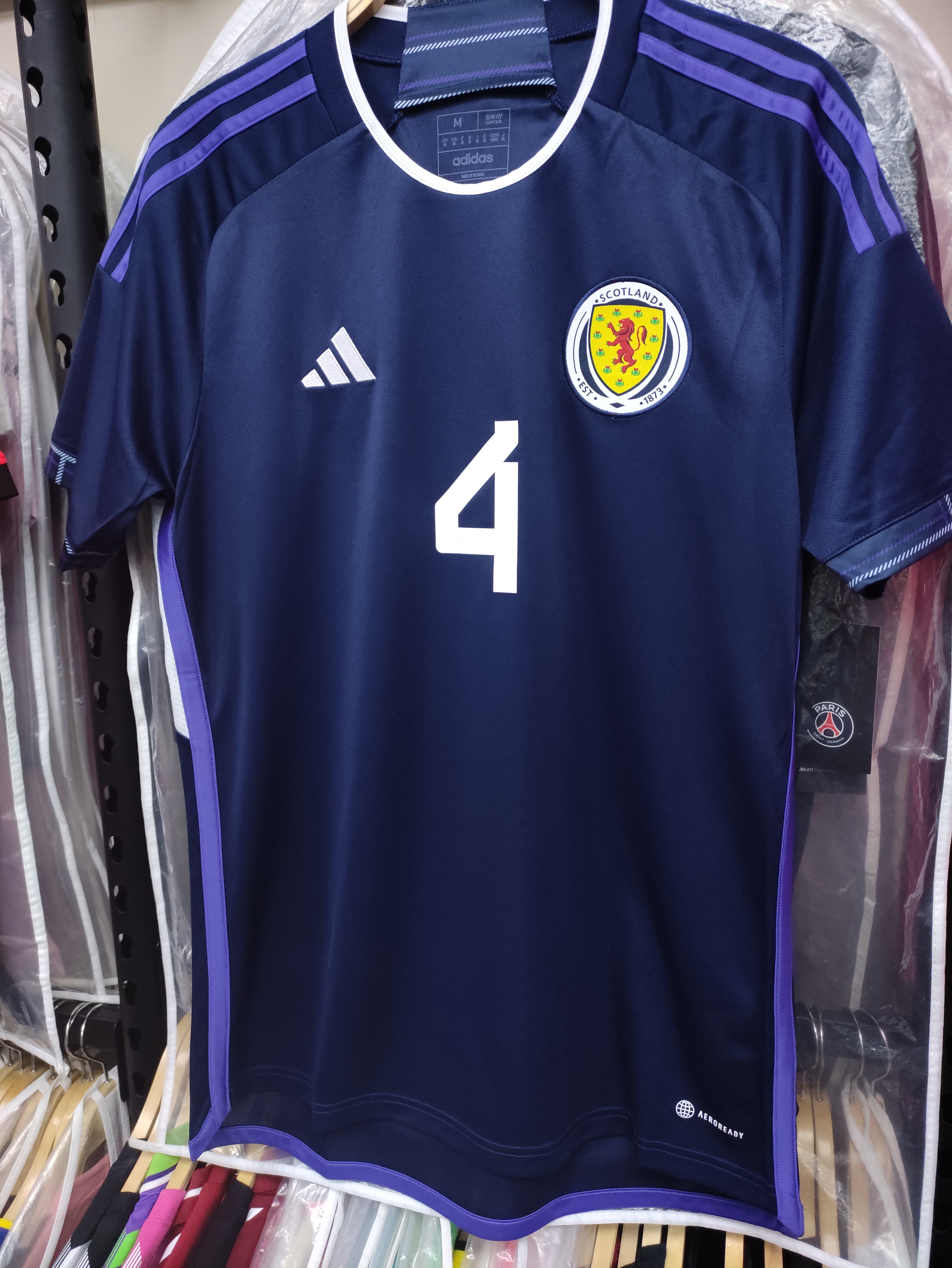 22-23蘇格蘭國家隊主場球衣
