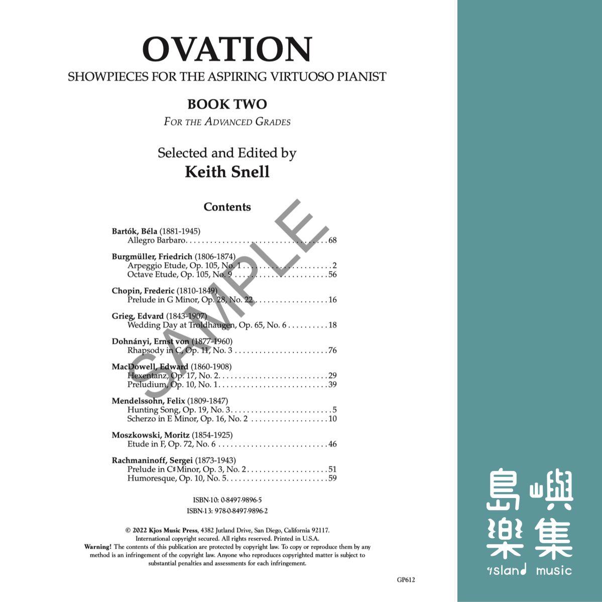 Ovation, Book 2