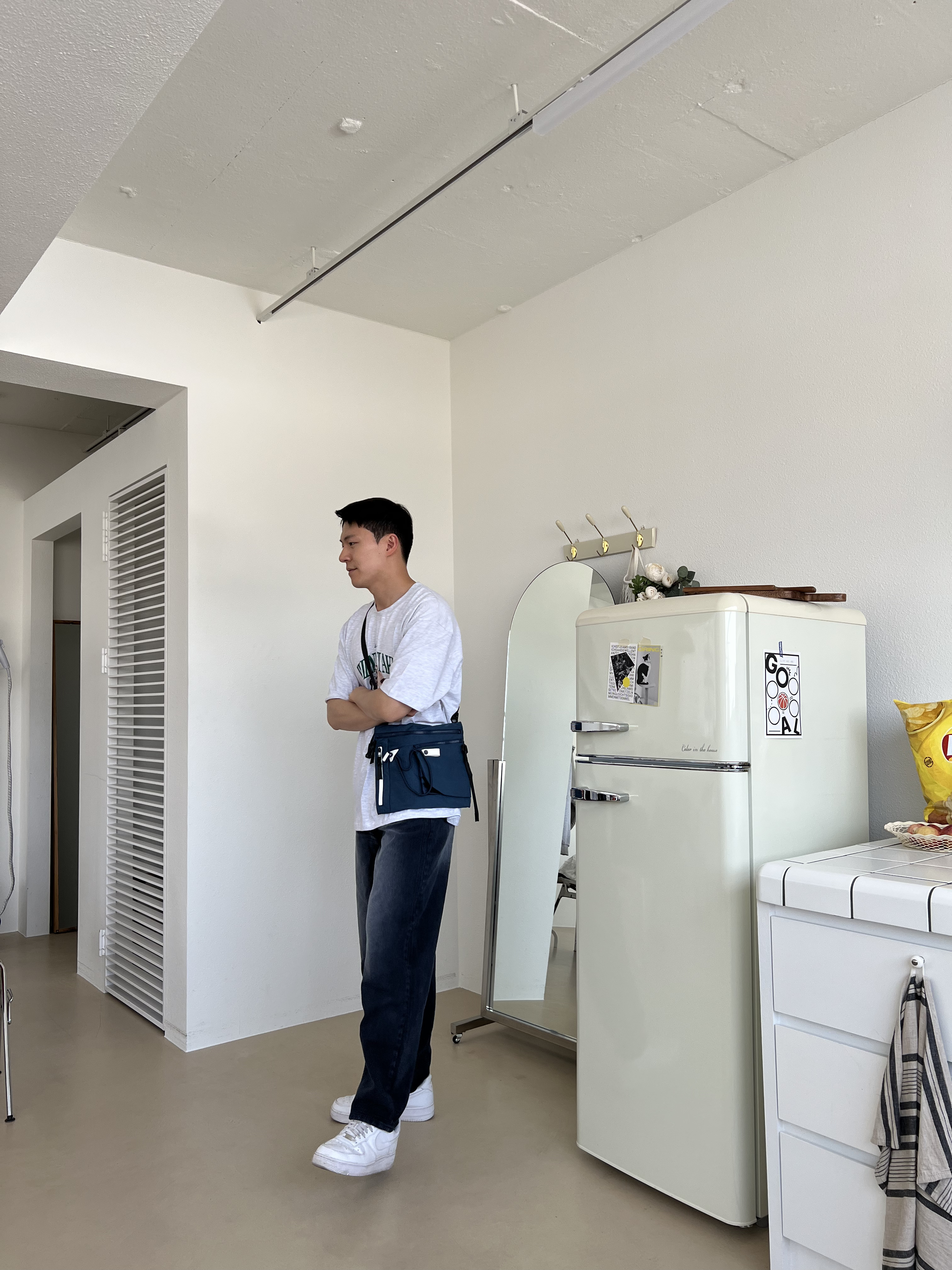 現貨｜收納空間爆多的 經典工業風小包（中國製）（黑色）