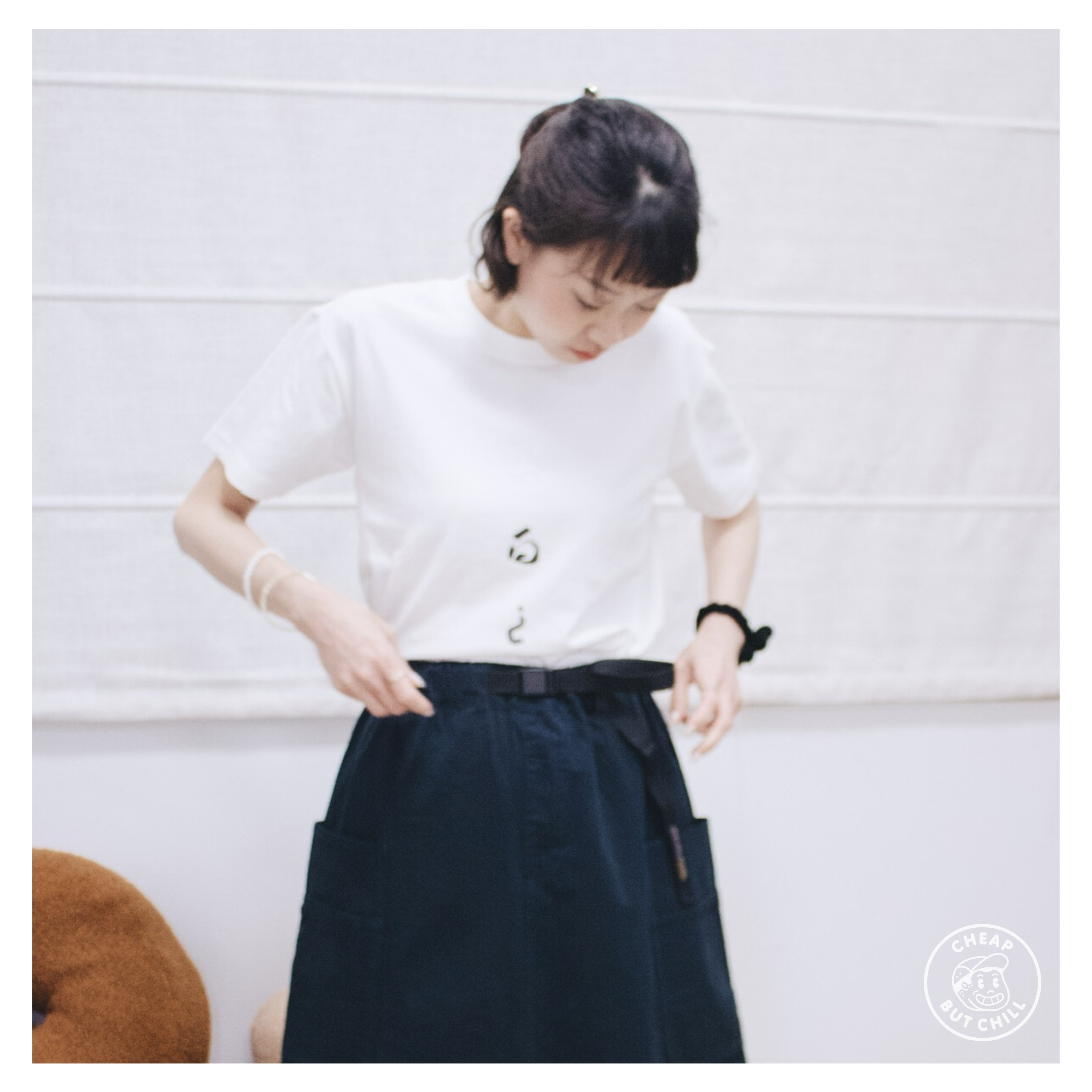 SALE ❞ CheapbutChill 黑白? Tee - 白色