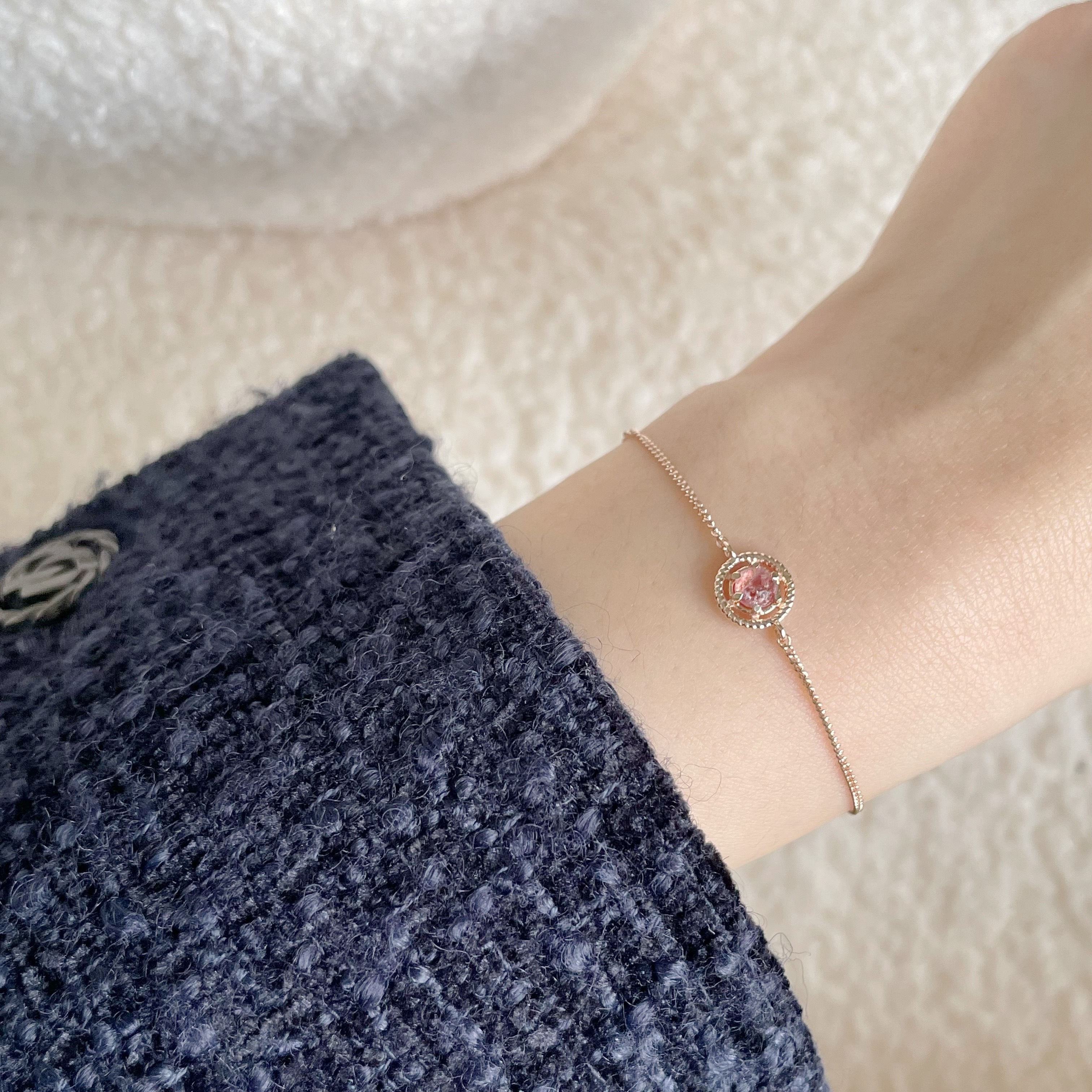 Rudder草莓晶手鍊