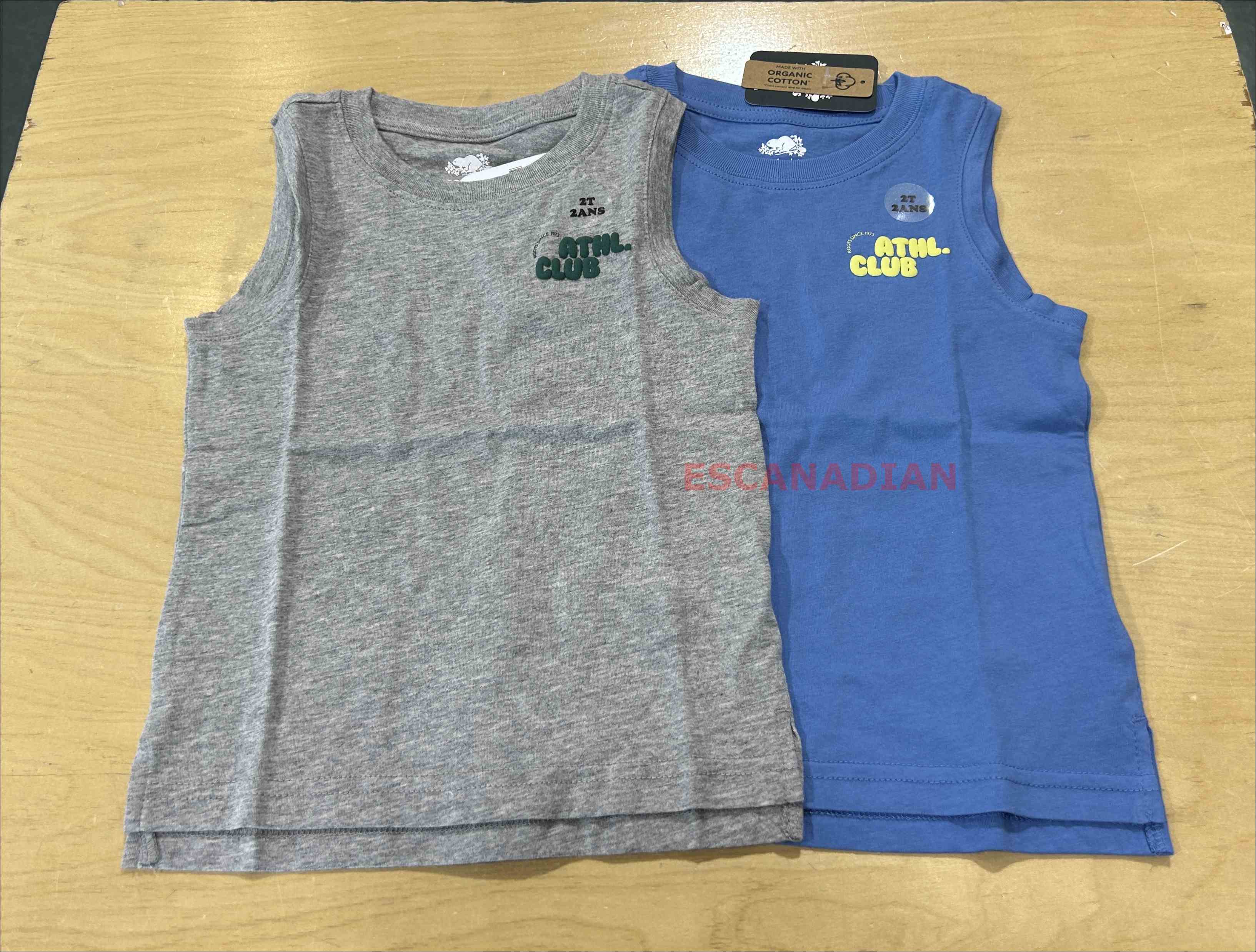 ROOTS 小男童 立體小字樣 背心 (2色)