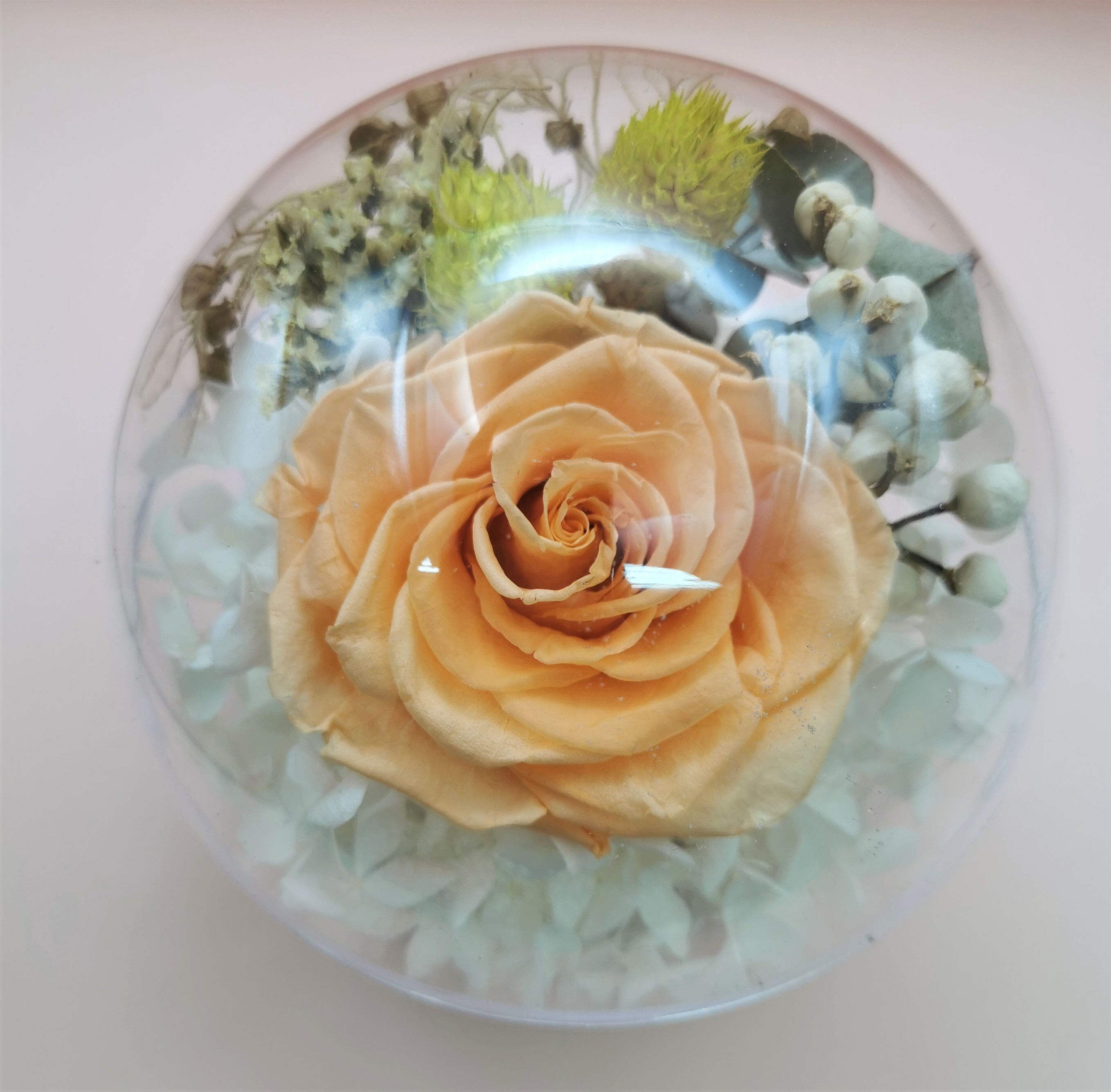 座枱泡泡永生花球